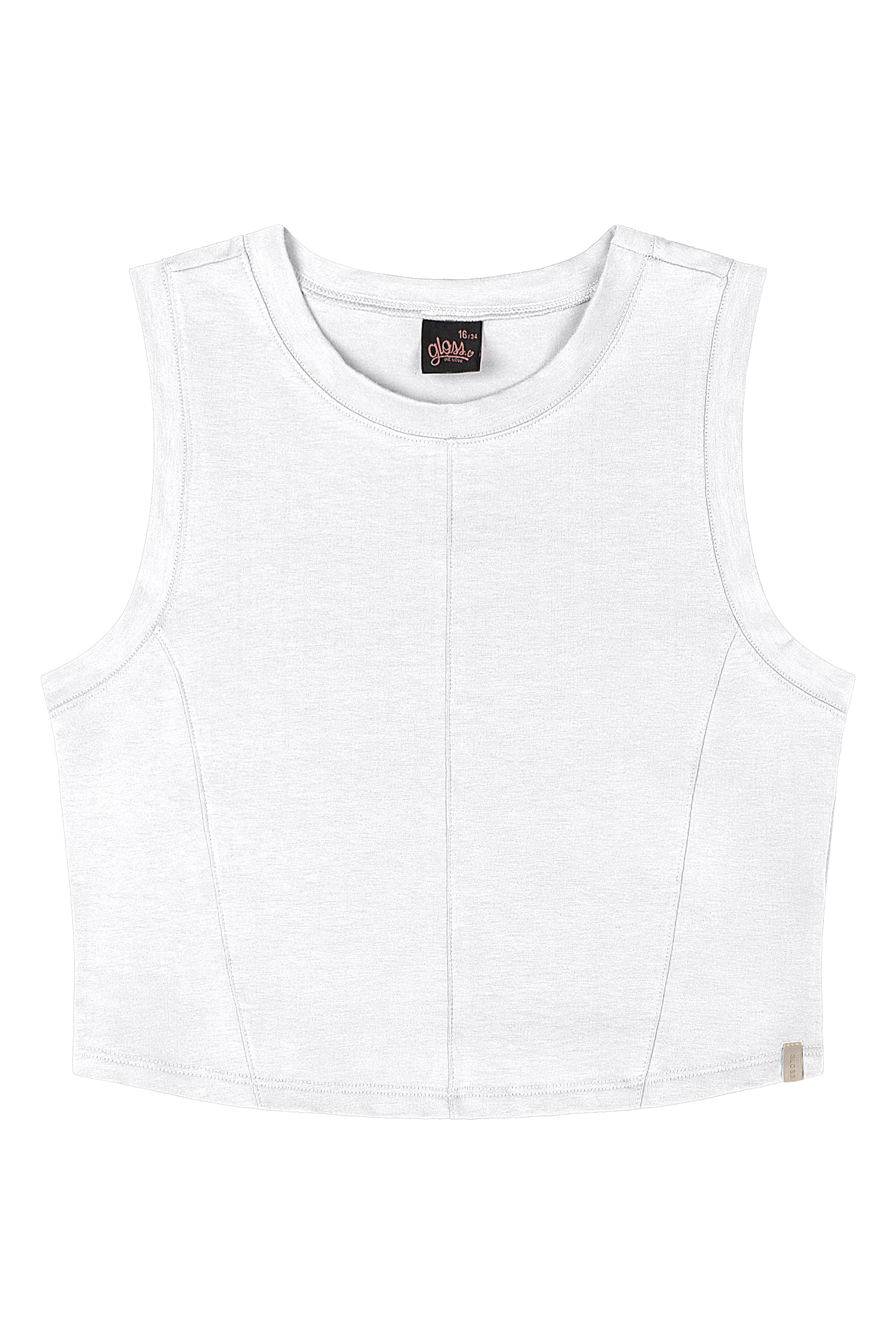 Regata Juvenil para Menina (Branco) Gloss