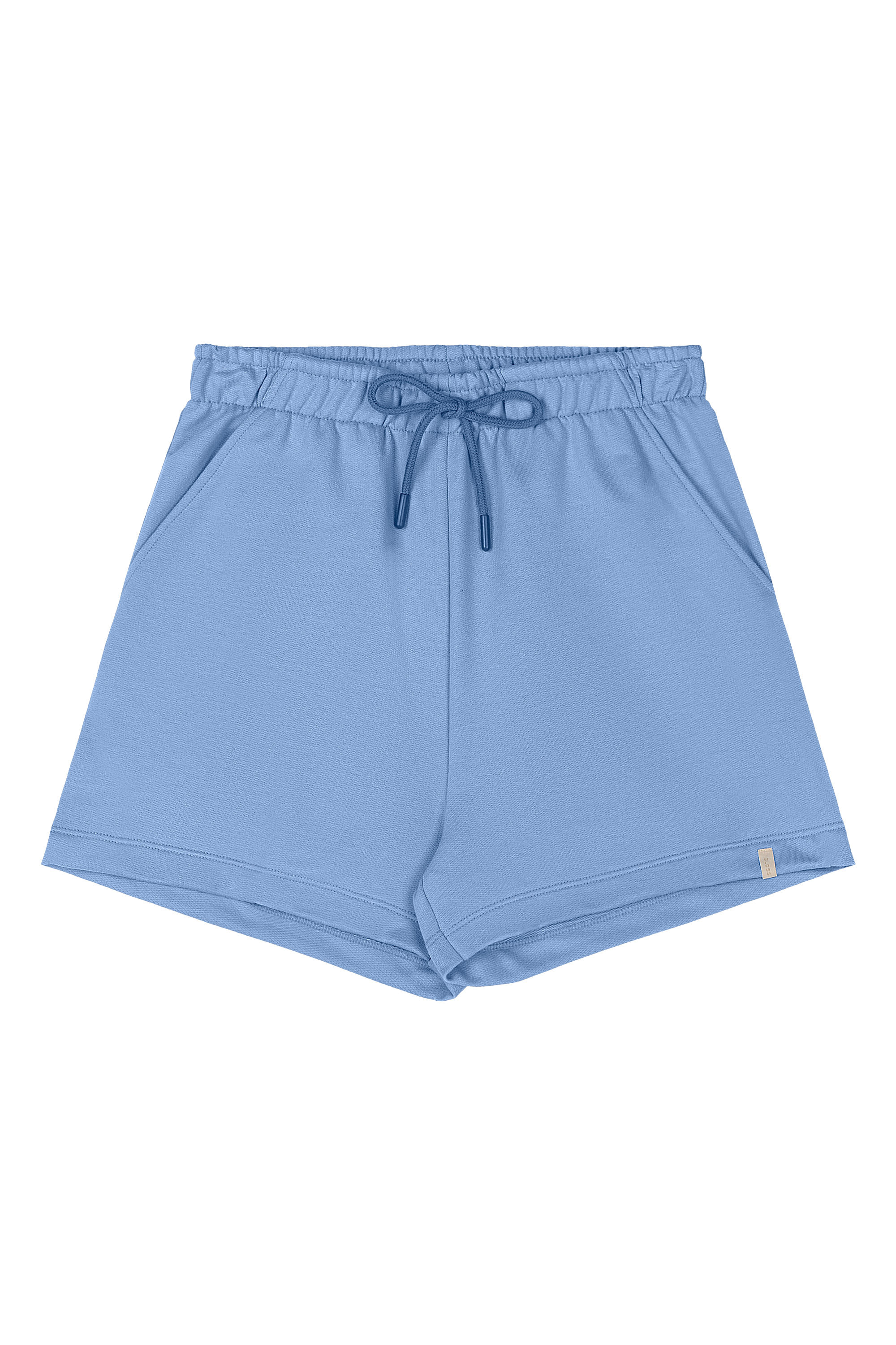 Short Básico Juvenil em Moletom para Menina (Azul) Gloss - Imagem 4