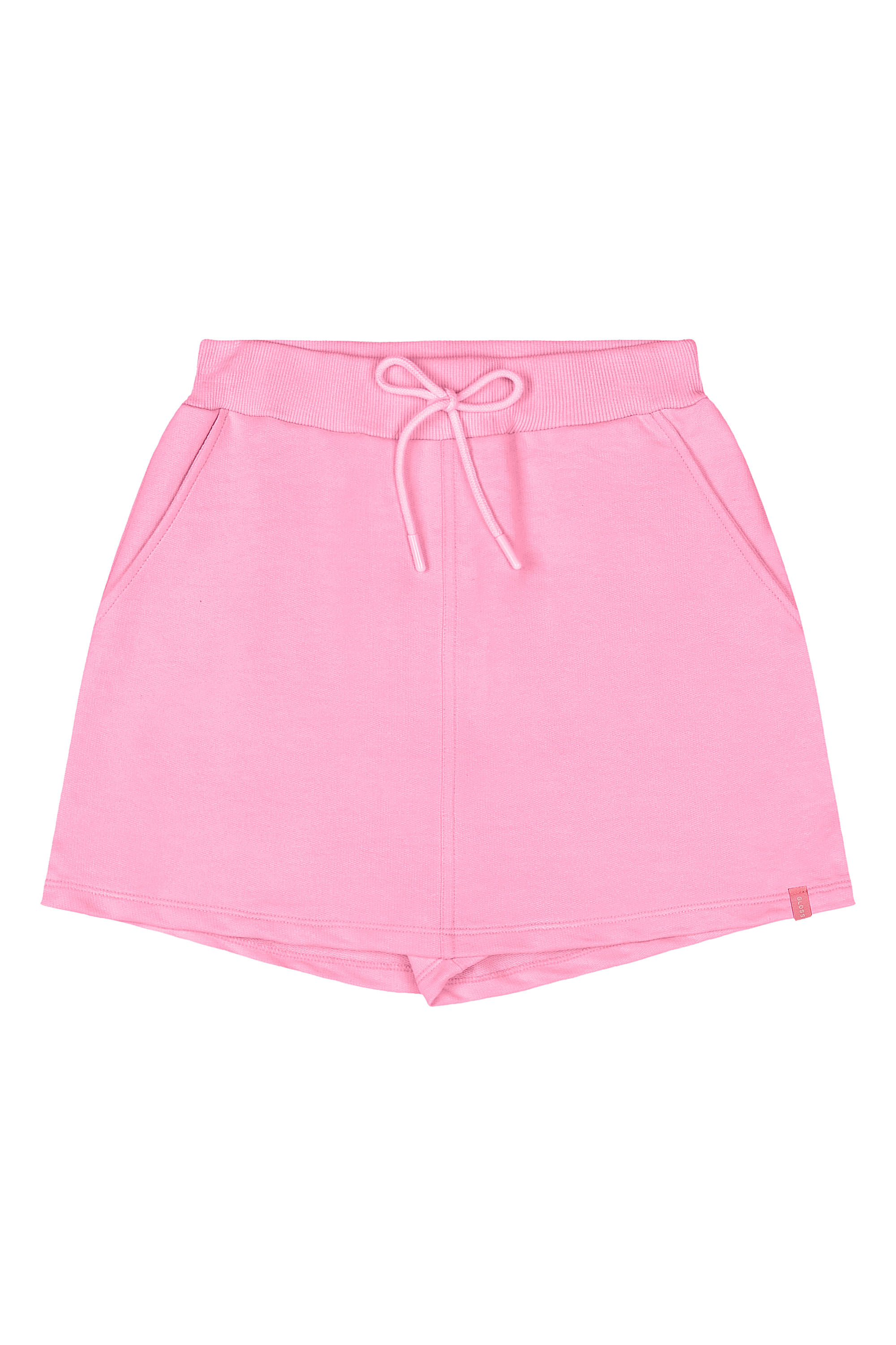 Short-Saia Básico Juvenil em Moletom para Menina (Rosa) Gloss - Imagem 9