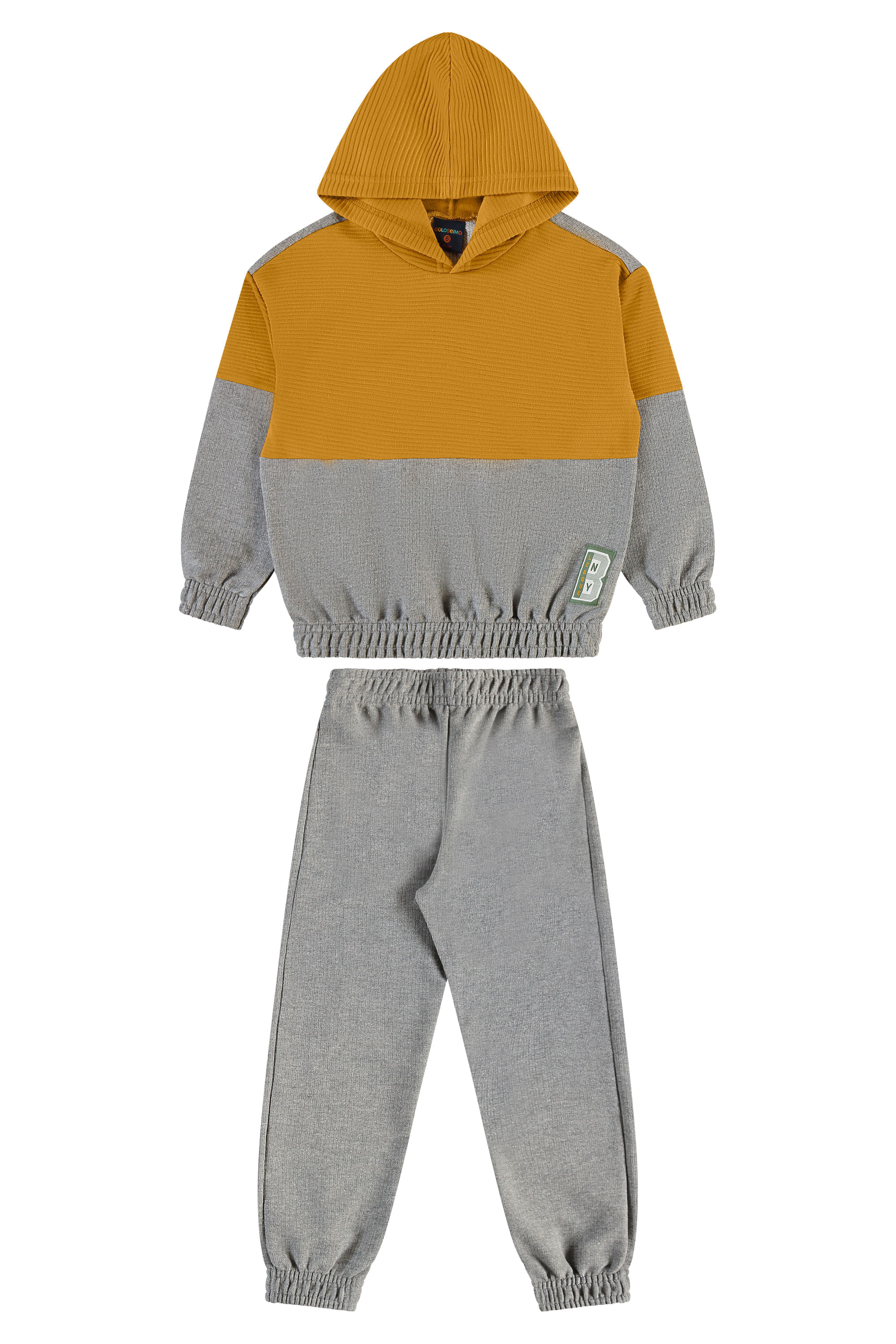 Conjunto com Blusão e Calça Infantil Masculino (Cinza) Guloseima - Imagem 44