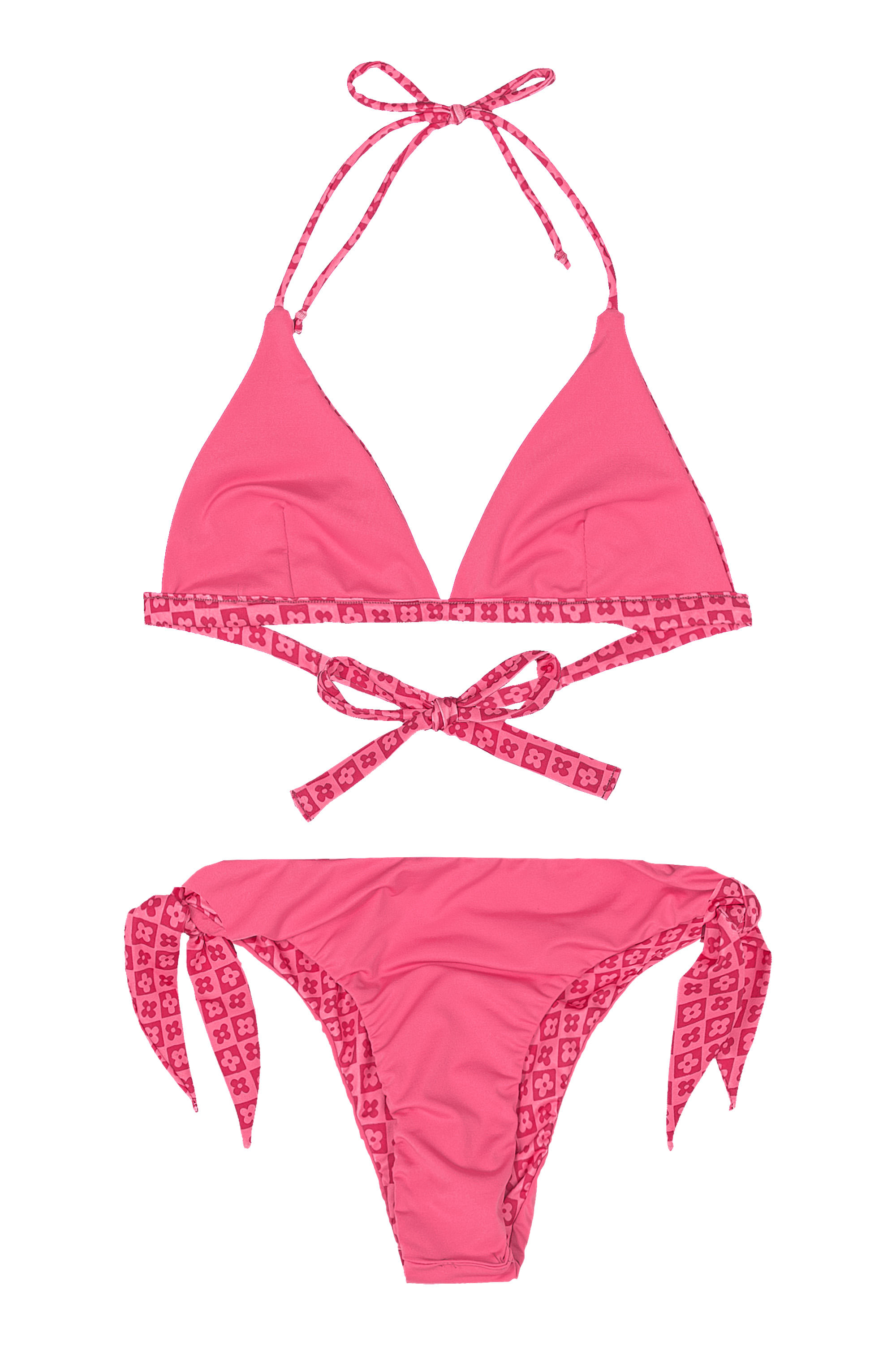 Biquíni Dupla Face Juvenil com FPS +50 para Menina (Rosa) Gloss - Imagem 11