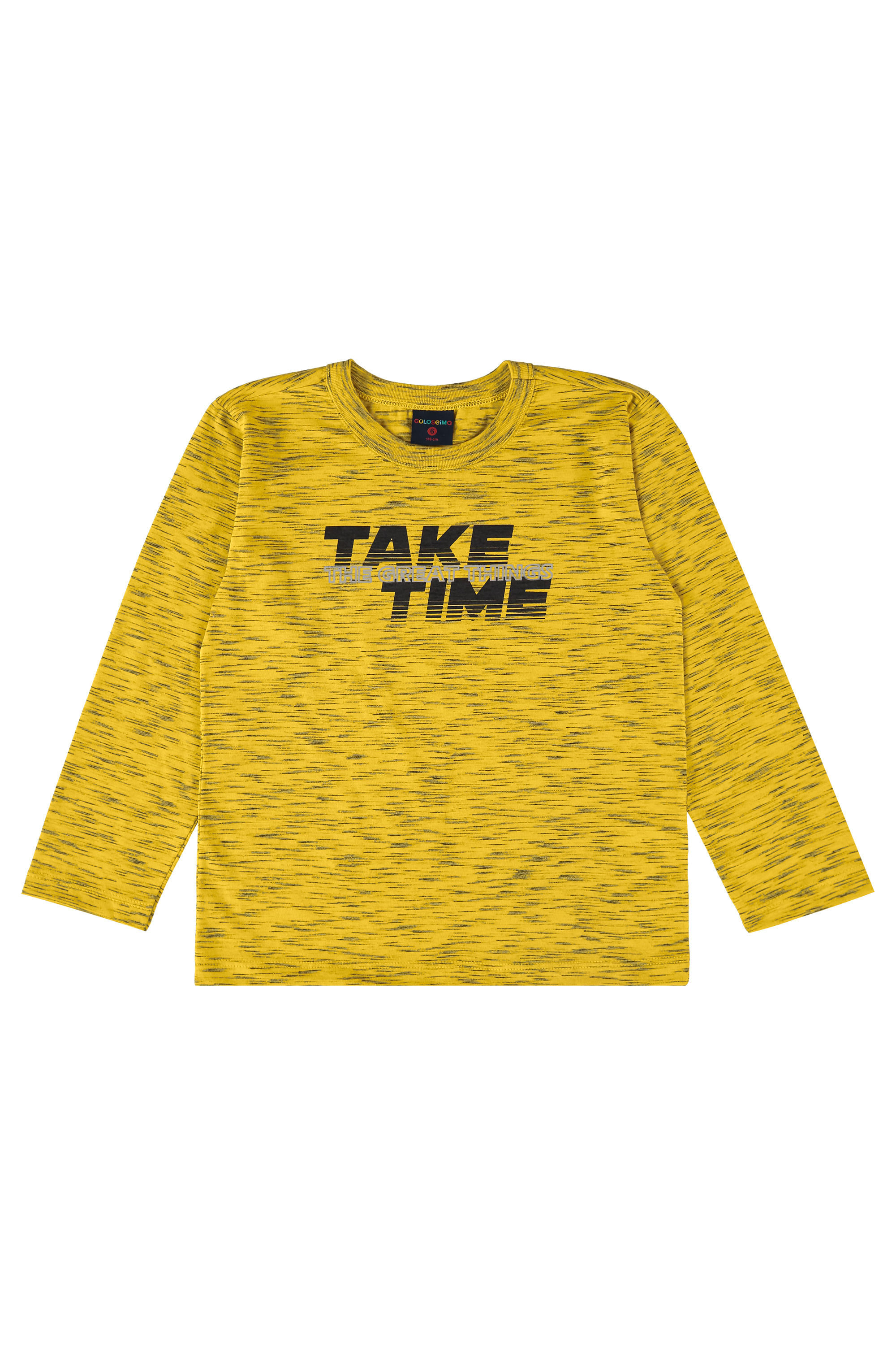 Camiseta Infantil para Menino (Amarelo Escuro) Guloseima - Imagem 5