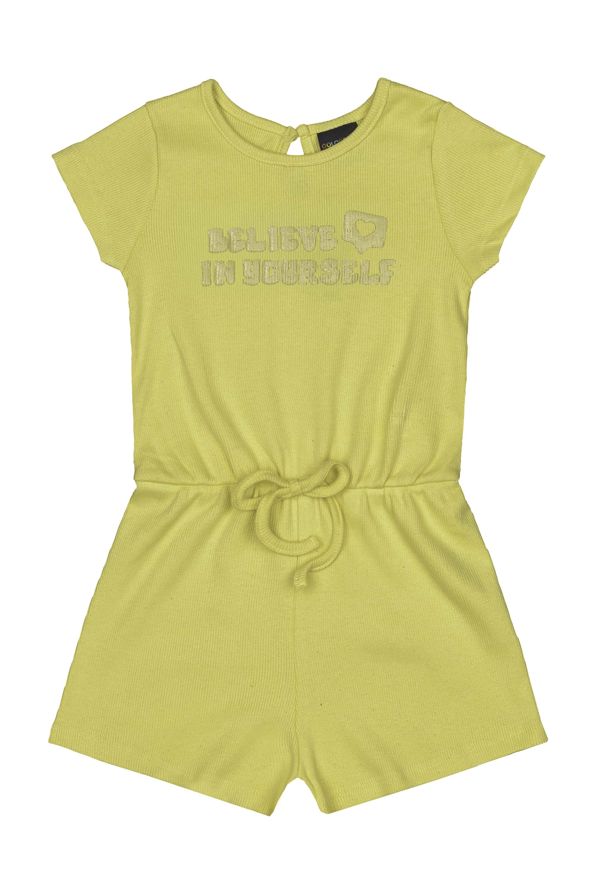 Macaquinho em Malha Canelada para Menina (Verde) Guloseima - Imagem 17