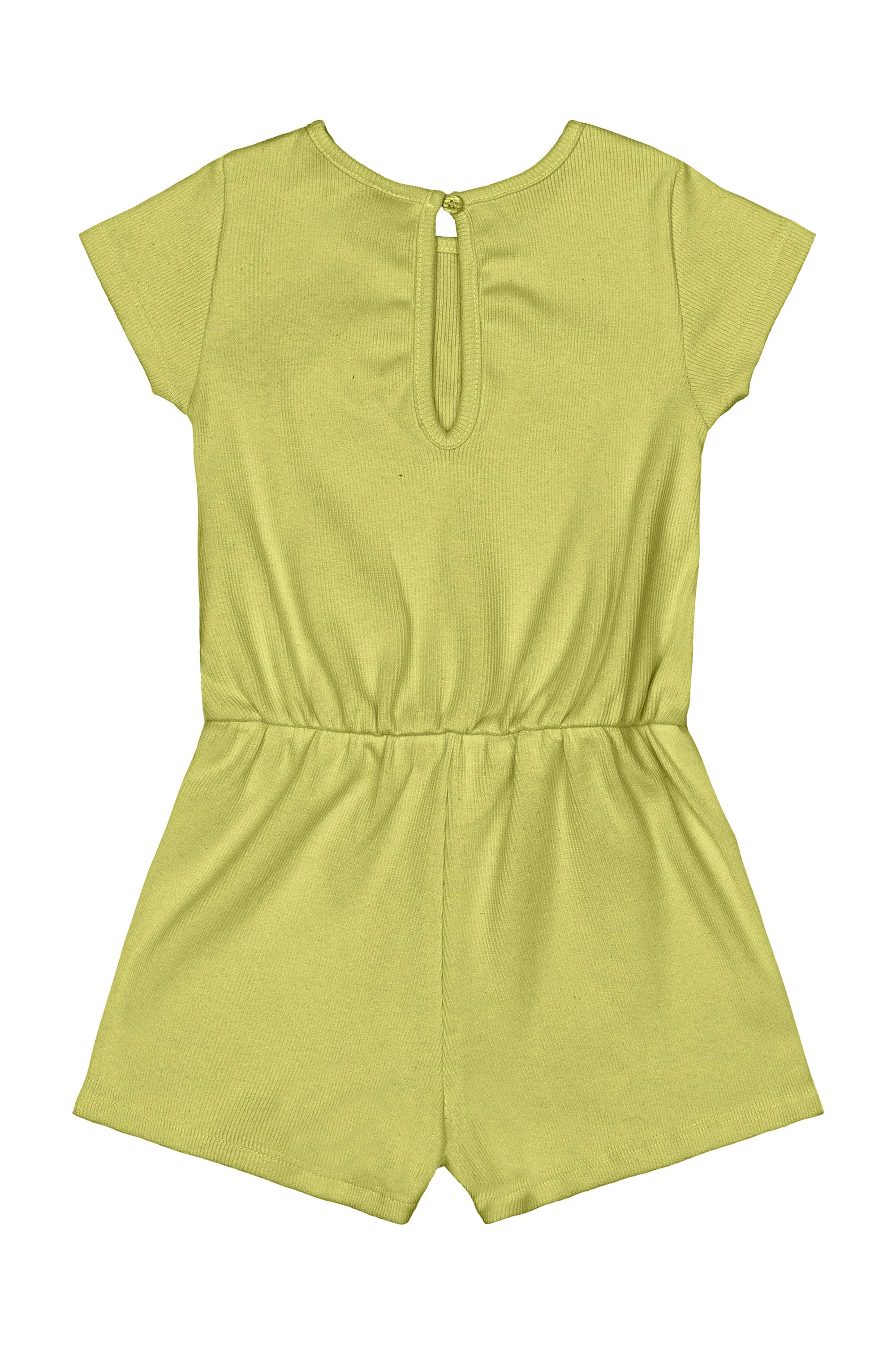 Macaquinho em Malha Canelada para Menina (Verde) Guloseima - Imagem 18