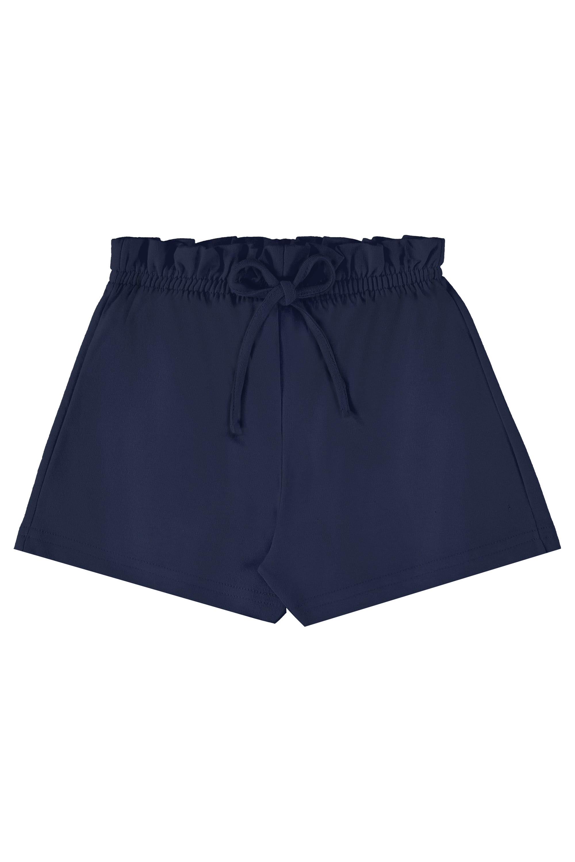 Short Infantil em Moletom para Menina (Azul Marinho) Bee Loop - Imagem 7
