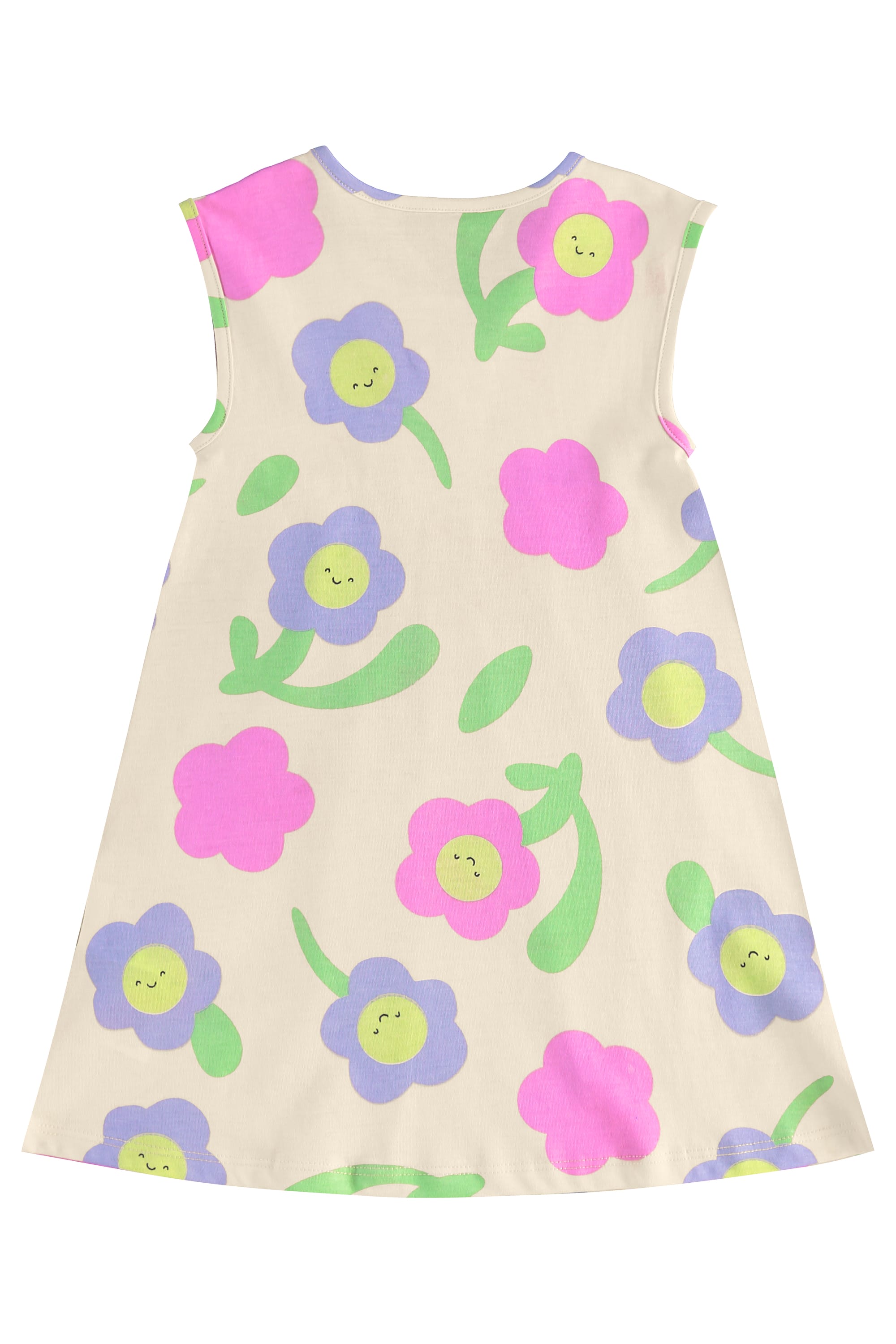 Vestido Infantil de Florezinhas para Menina (Bege) Bee Loop - Imagem 4