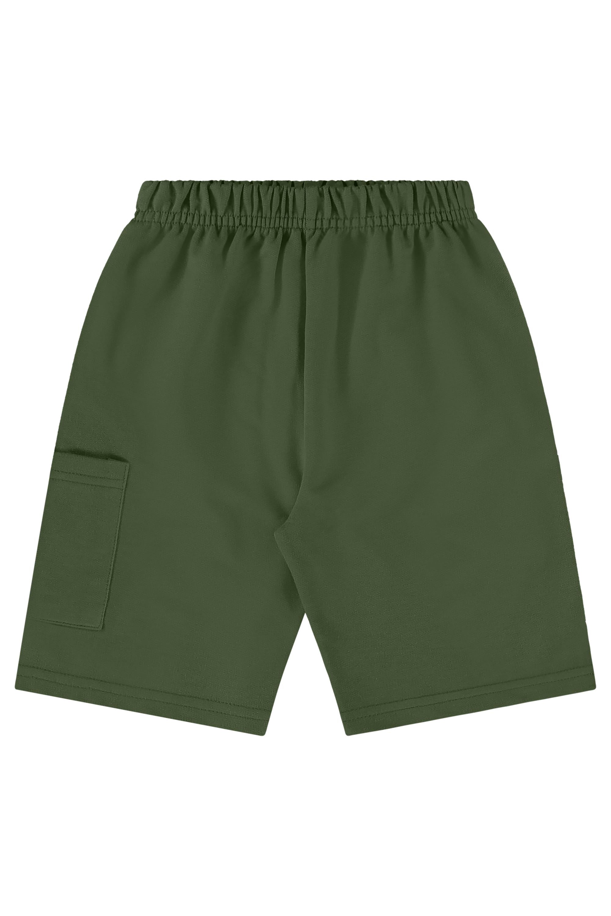 Bermuda Infantil em Moletom para Menino (Verde) Bee Loop - Imagem 2