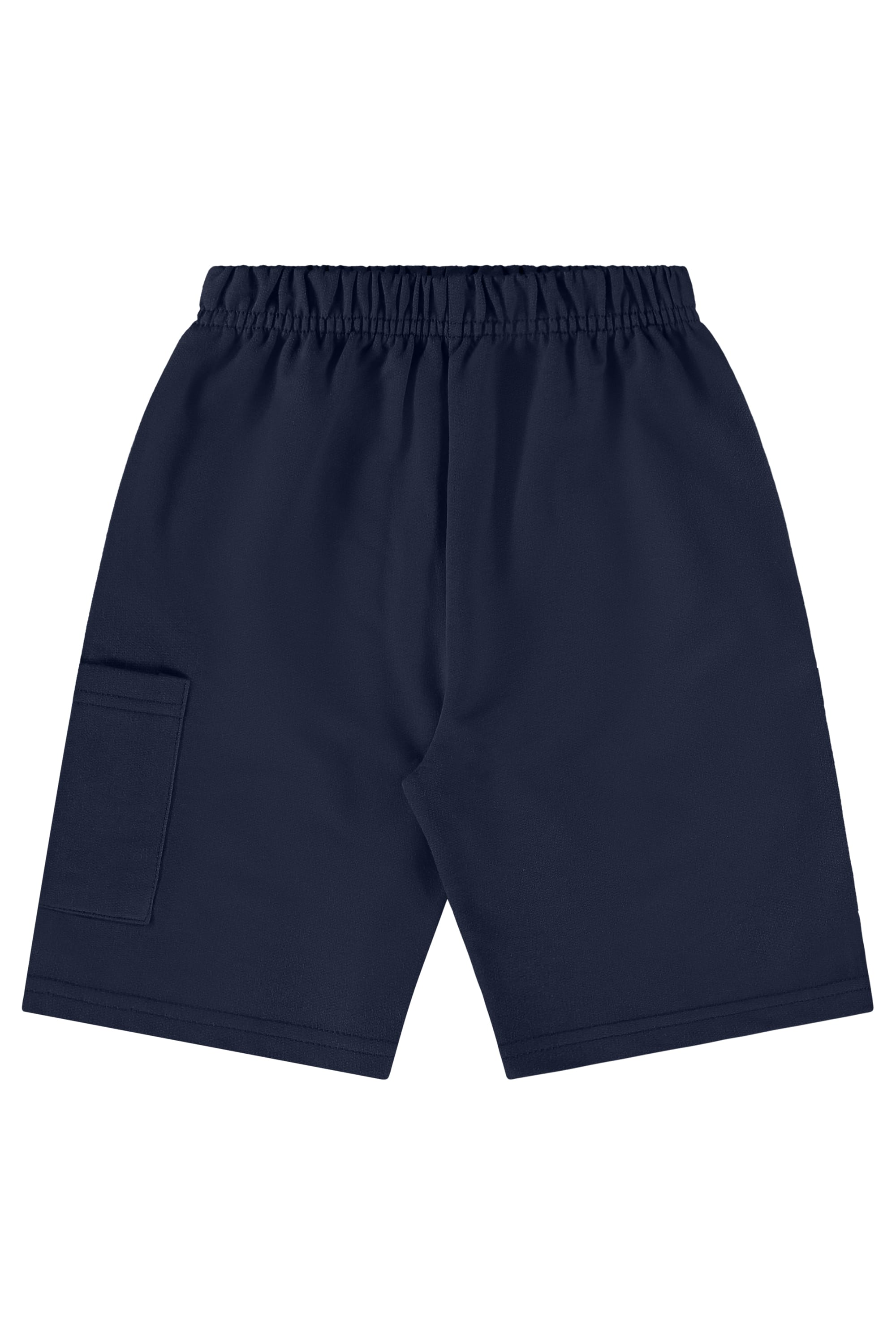 Bermuda Infantil em Moletom para Menino (Azul Marinho) Bee Loop - Imagem 11