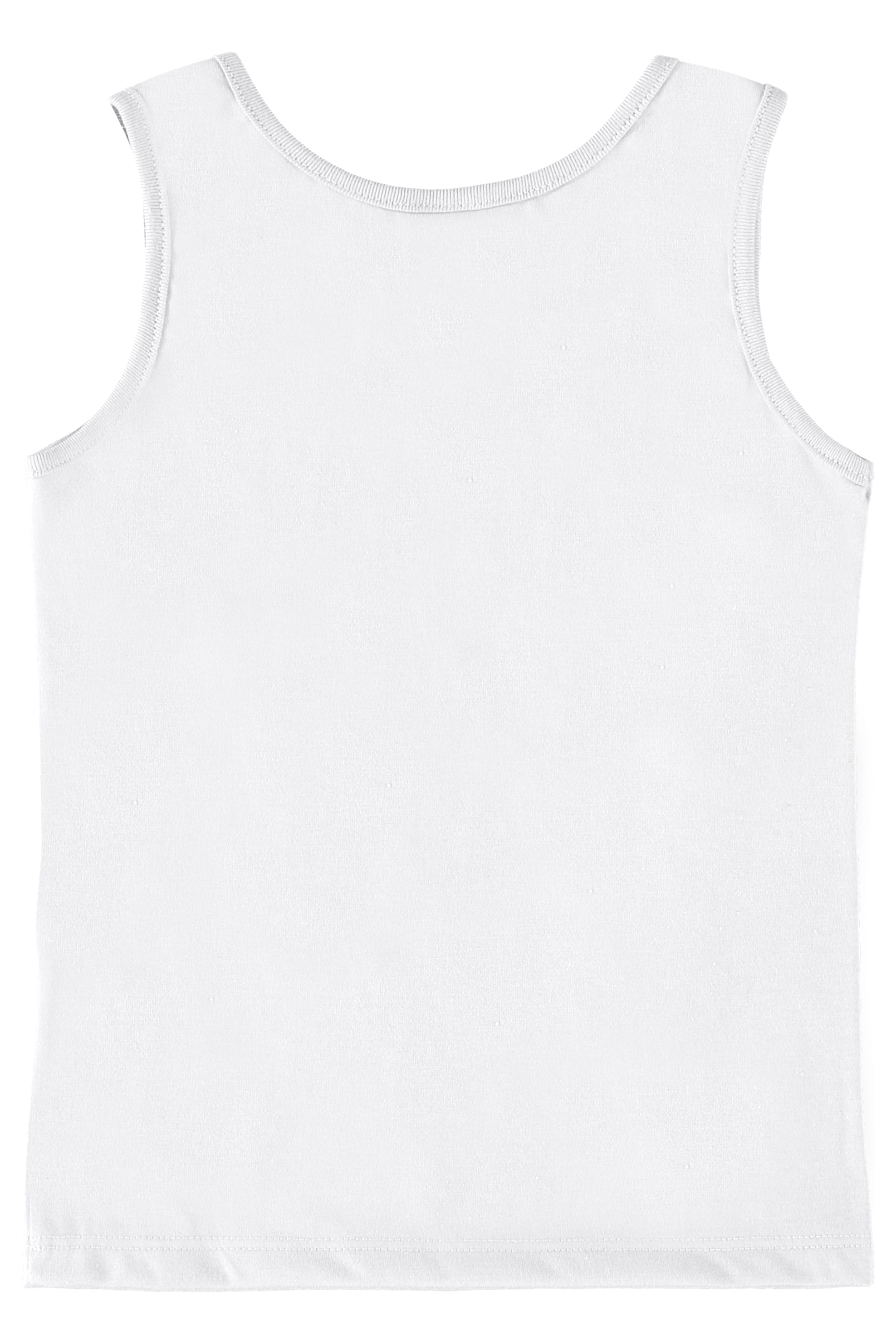Regata Básica Infantil em Meia Malha para Menina (Branco) Bee Loop - Imagem 6