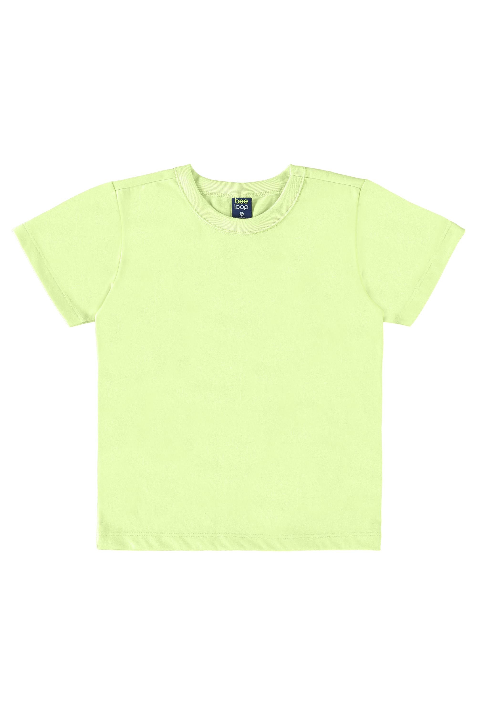 Camiseta em Meia Malha para Menino (Verde Claro) Bee Loop - Imagem 15