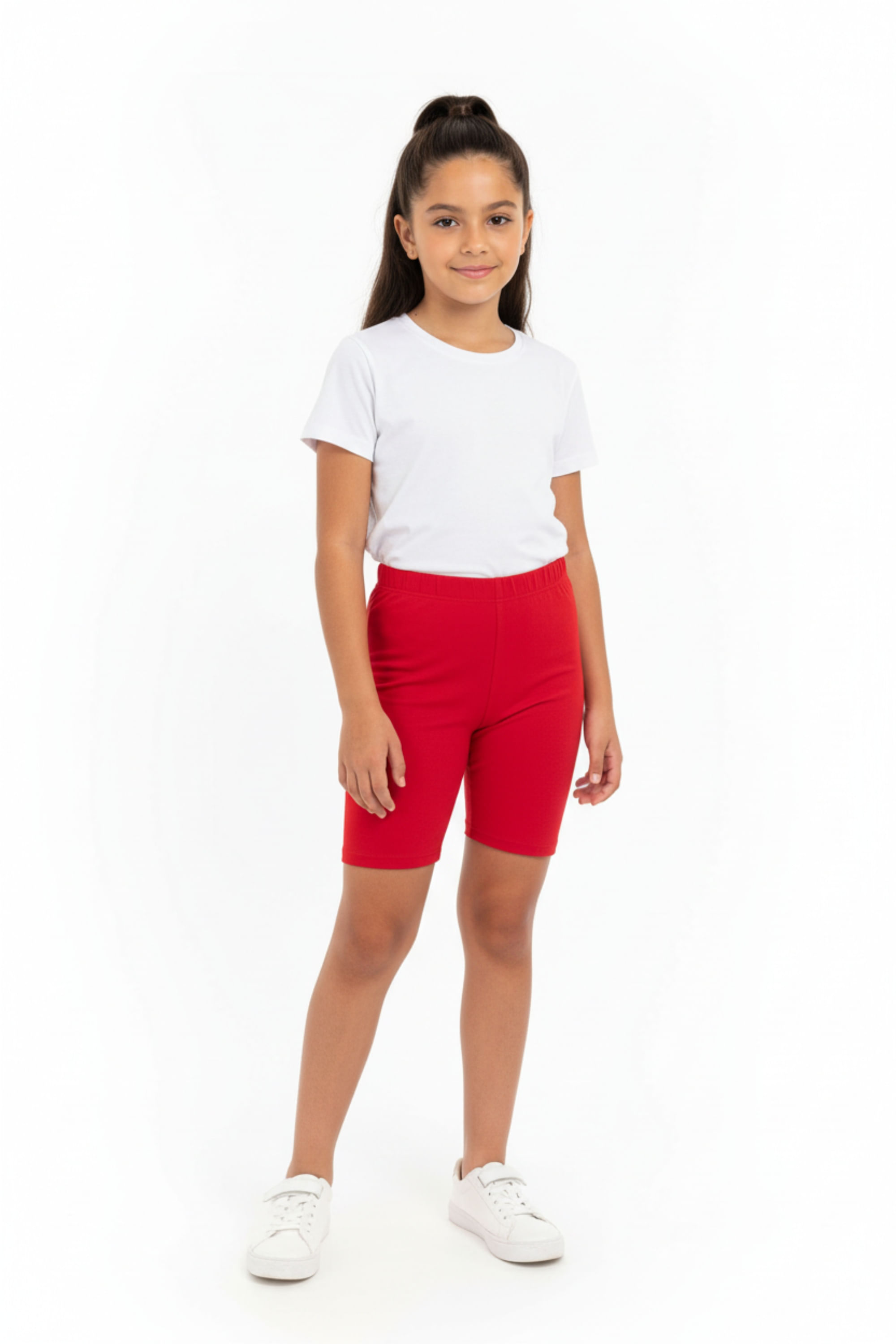 Bermuda Ciclista para Menina (Vermelho) Bee Loop - Imagem 10