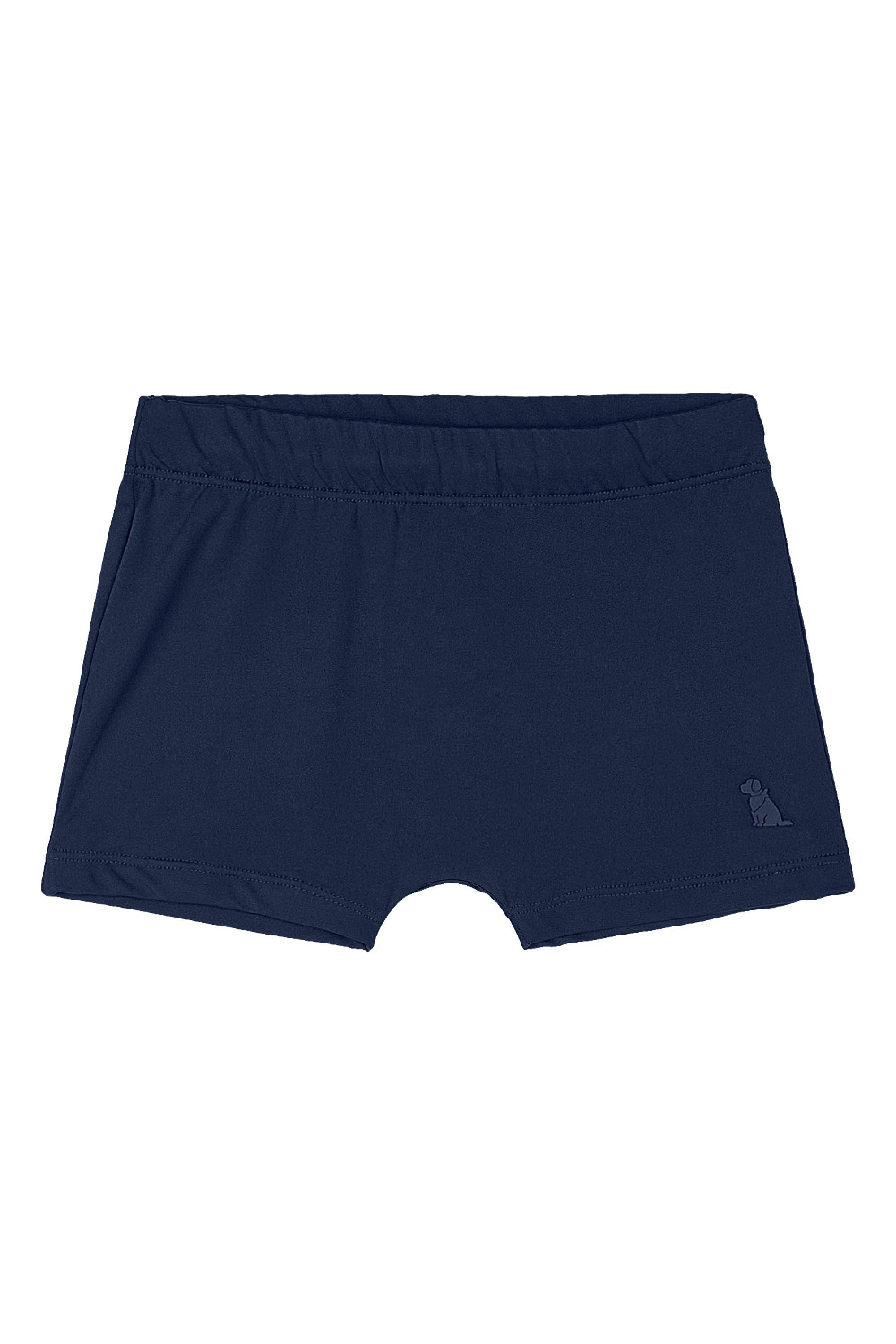 Sunga Boxer Infantil FPS +50 UV DRY (Azul Marinho) Quimby