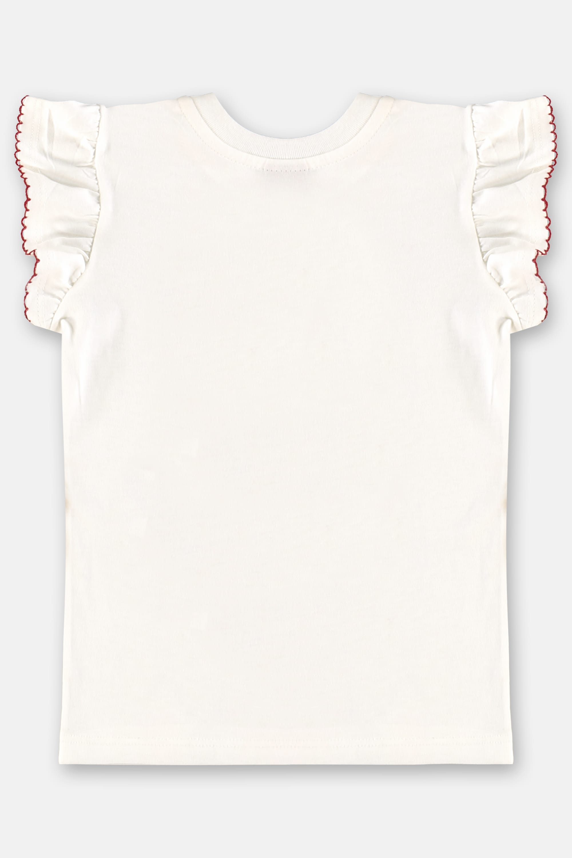 Conjunto Infantil Feminino Blusa Cereja e Short (Off White) Up Baby - Imagem 10