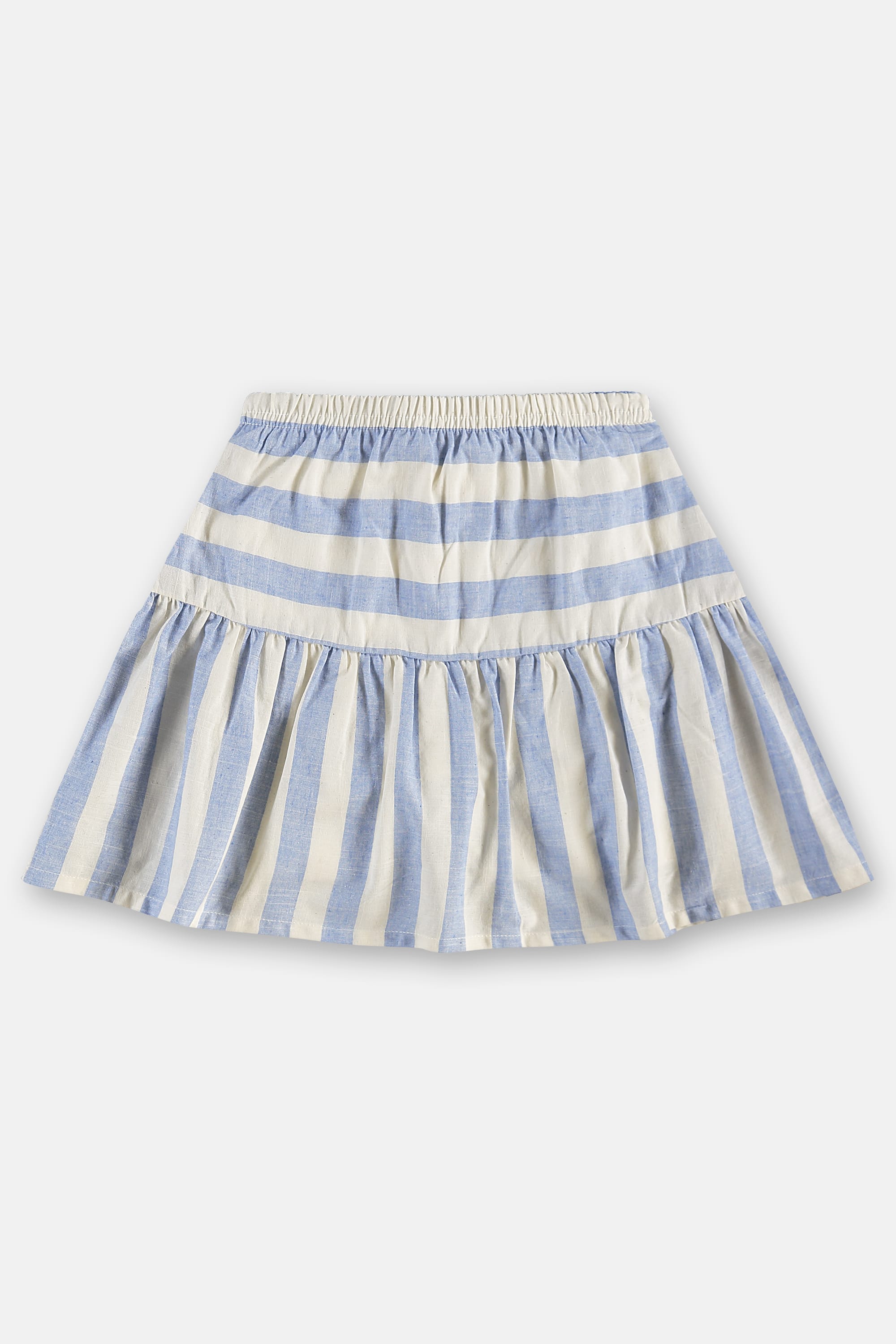 Conjunto Infantil com Blusa Cereja e Saia Listrada (Off White) Up Baby - Imagem 17