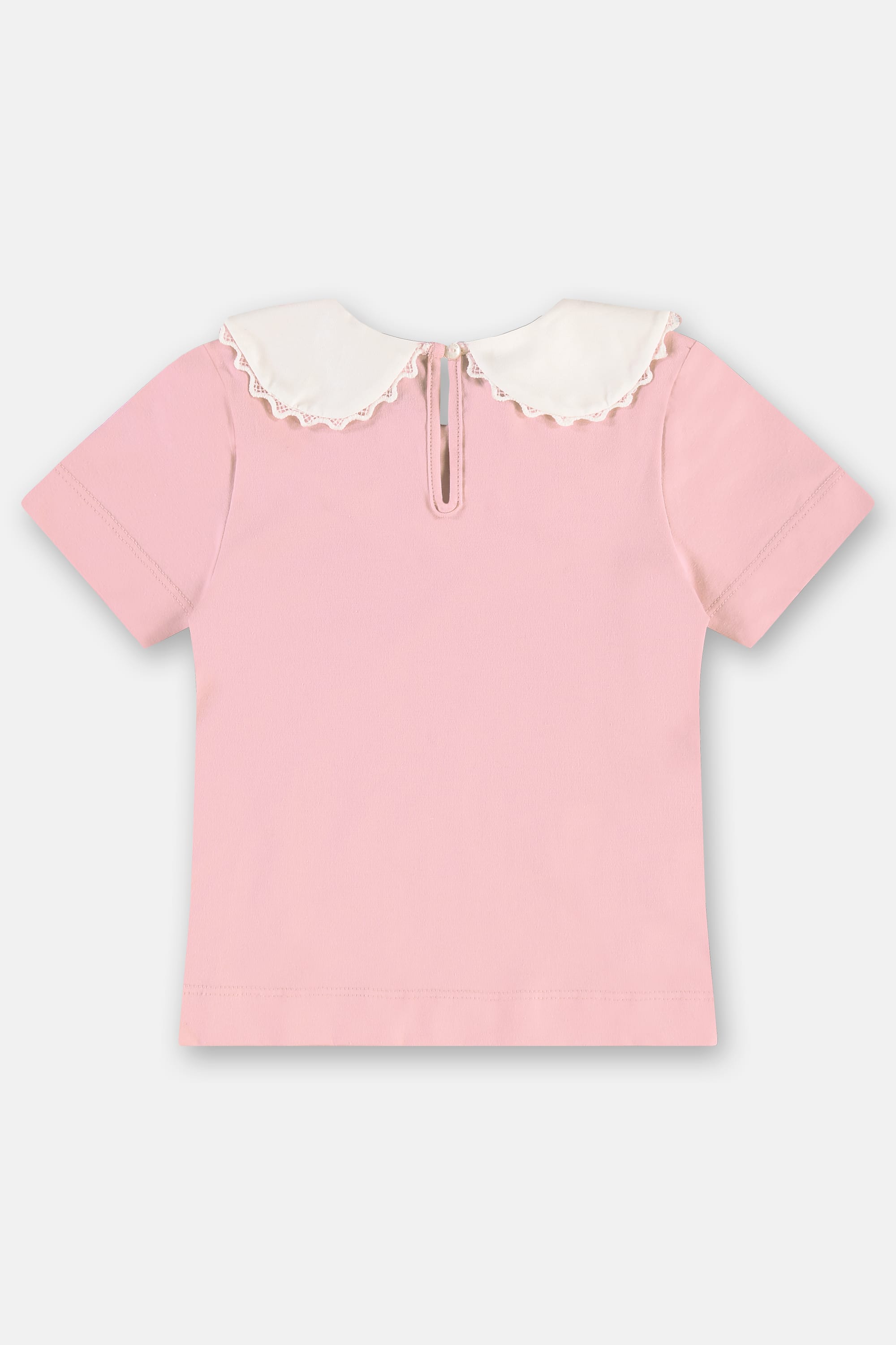 Blusa Infantil Feminina em Cotton Gola Boneca (Rosa) Up Baby - Imagem 12