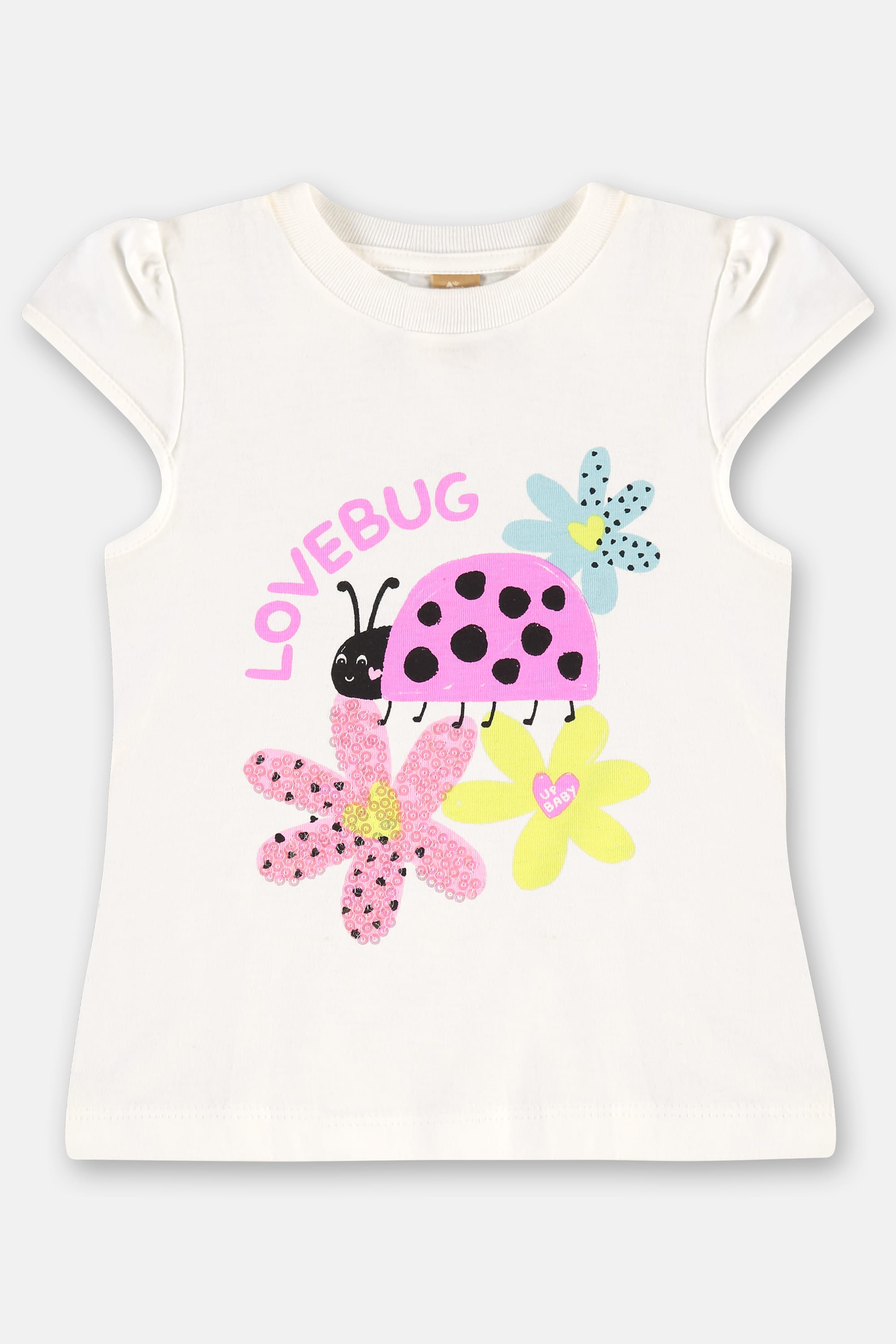 Conjunto Infantil de Verão com Blusa e Saia Florida (Off White) Up Baby - Imagem 14