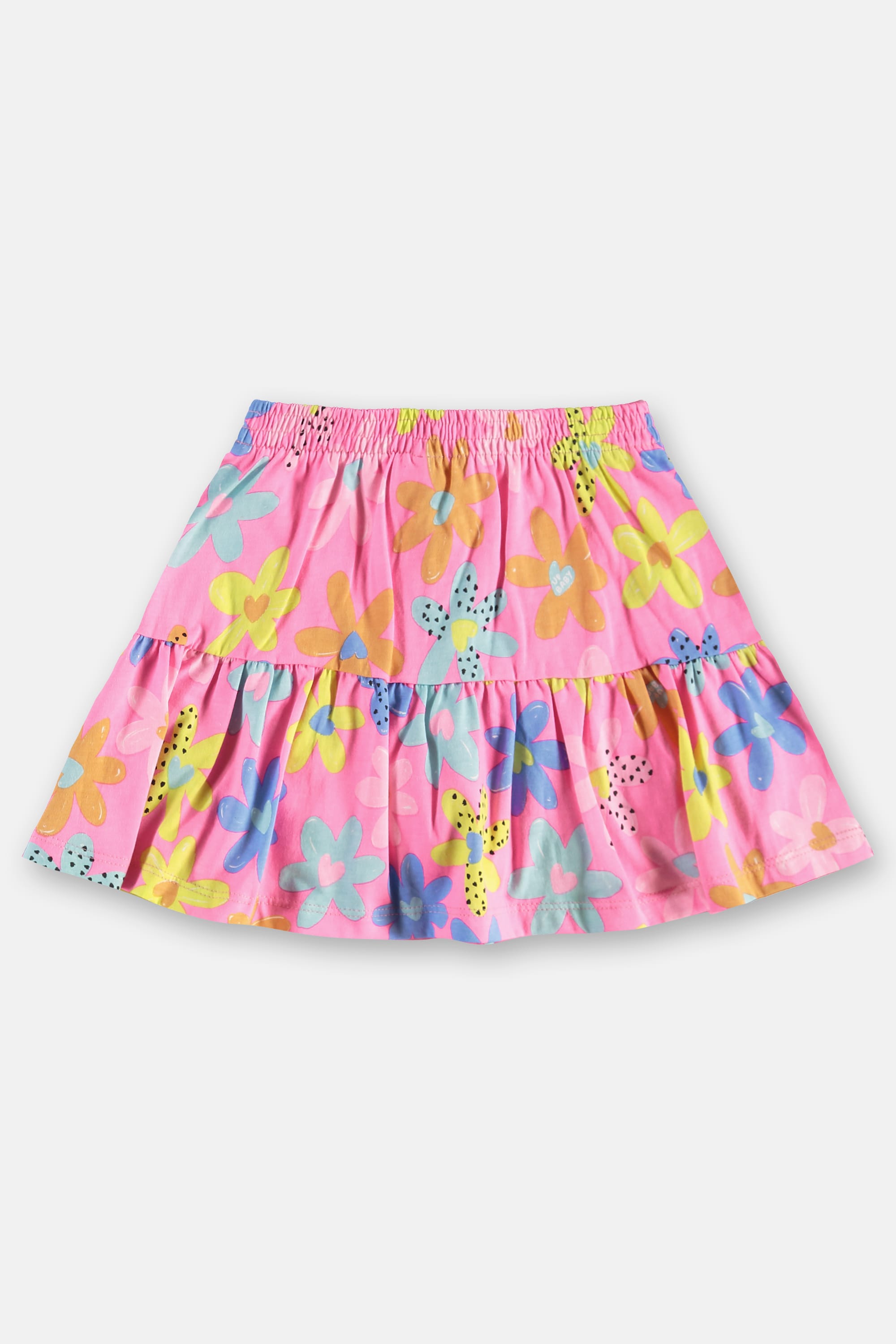 Conjunto Infantil de Verão com Blusa e Saia Florida (Off White) Up Baby - Imagem 41