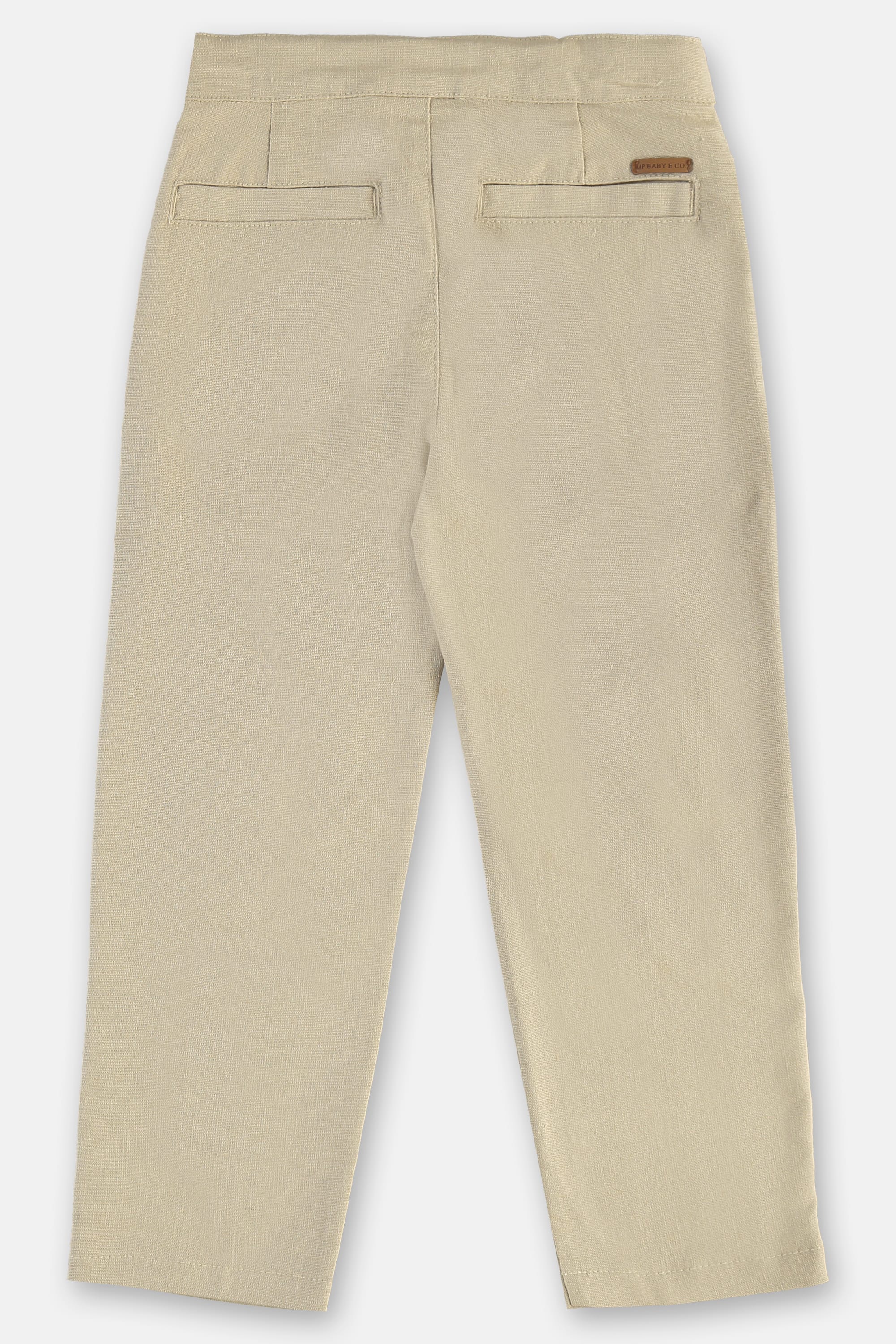 Calça Infantil Masculina em Linho com Elastano (Bege) Up Baby - Imagem 15