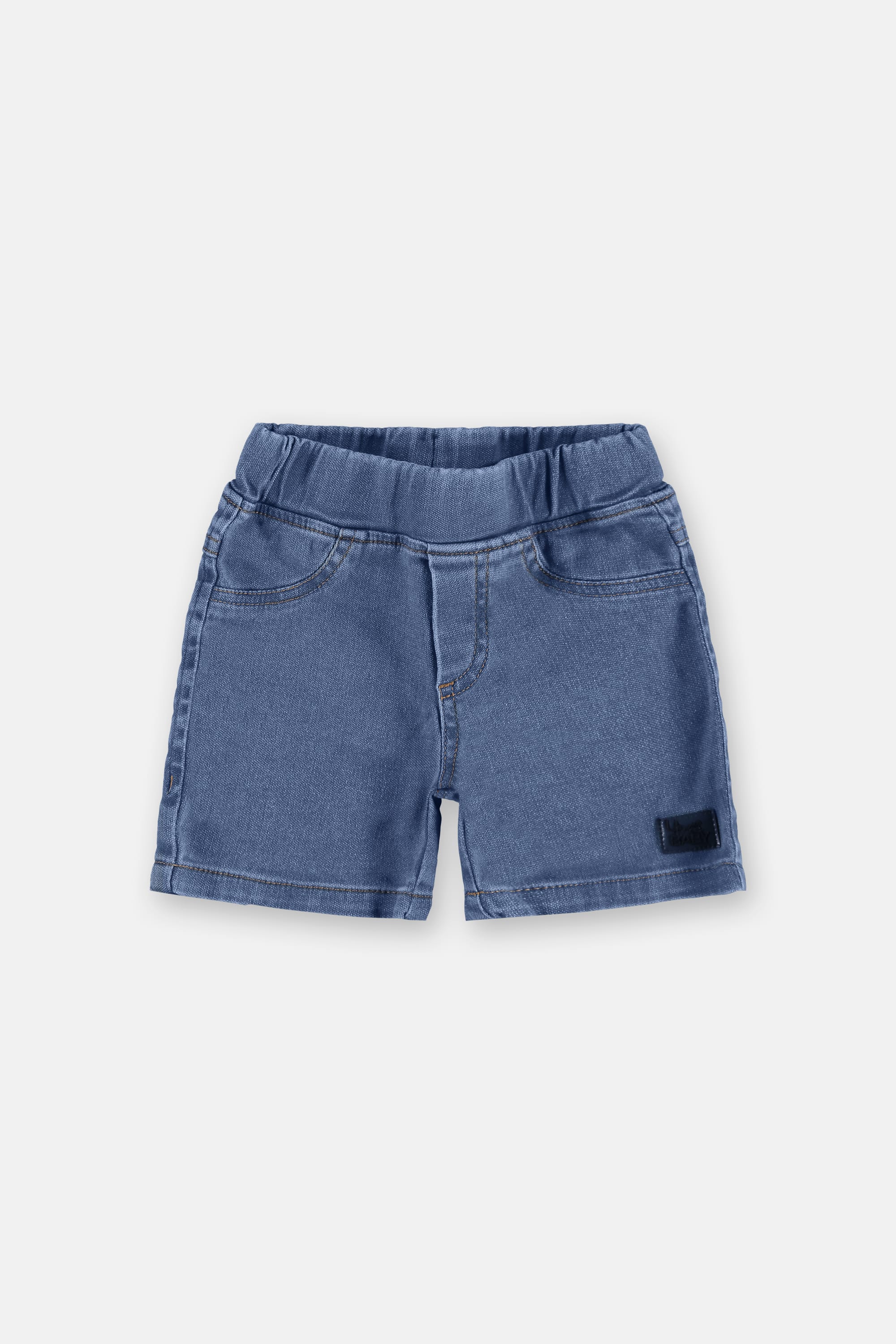 Bermuda para Bebê Menino em Jeans com Elastano (Azul) Up Baby - Imagem 2