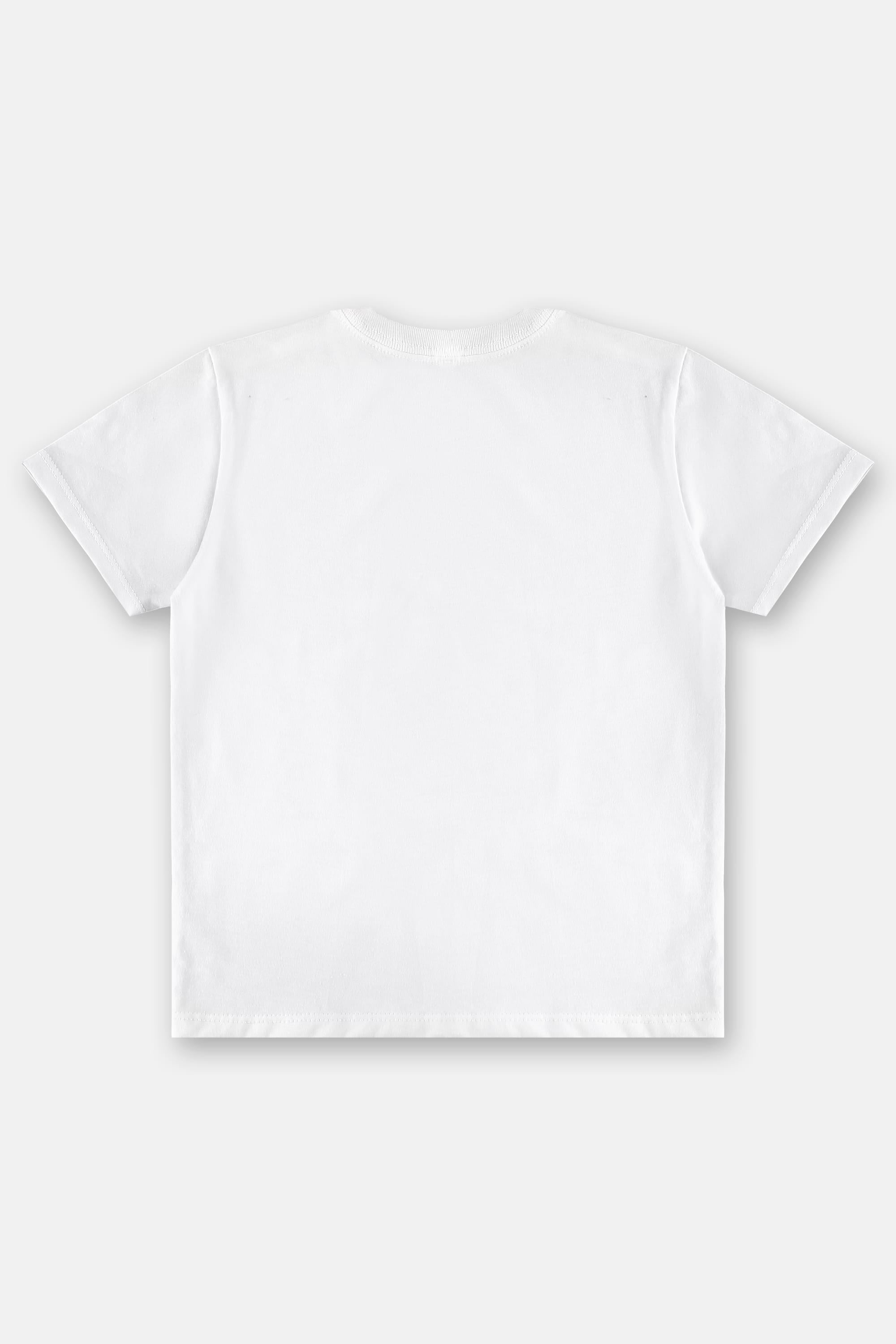 Conjunto Infantil com Camiseta em Algodão e Short em Microfibra (Branco) Up Baby - Imagem 10