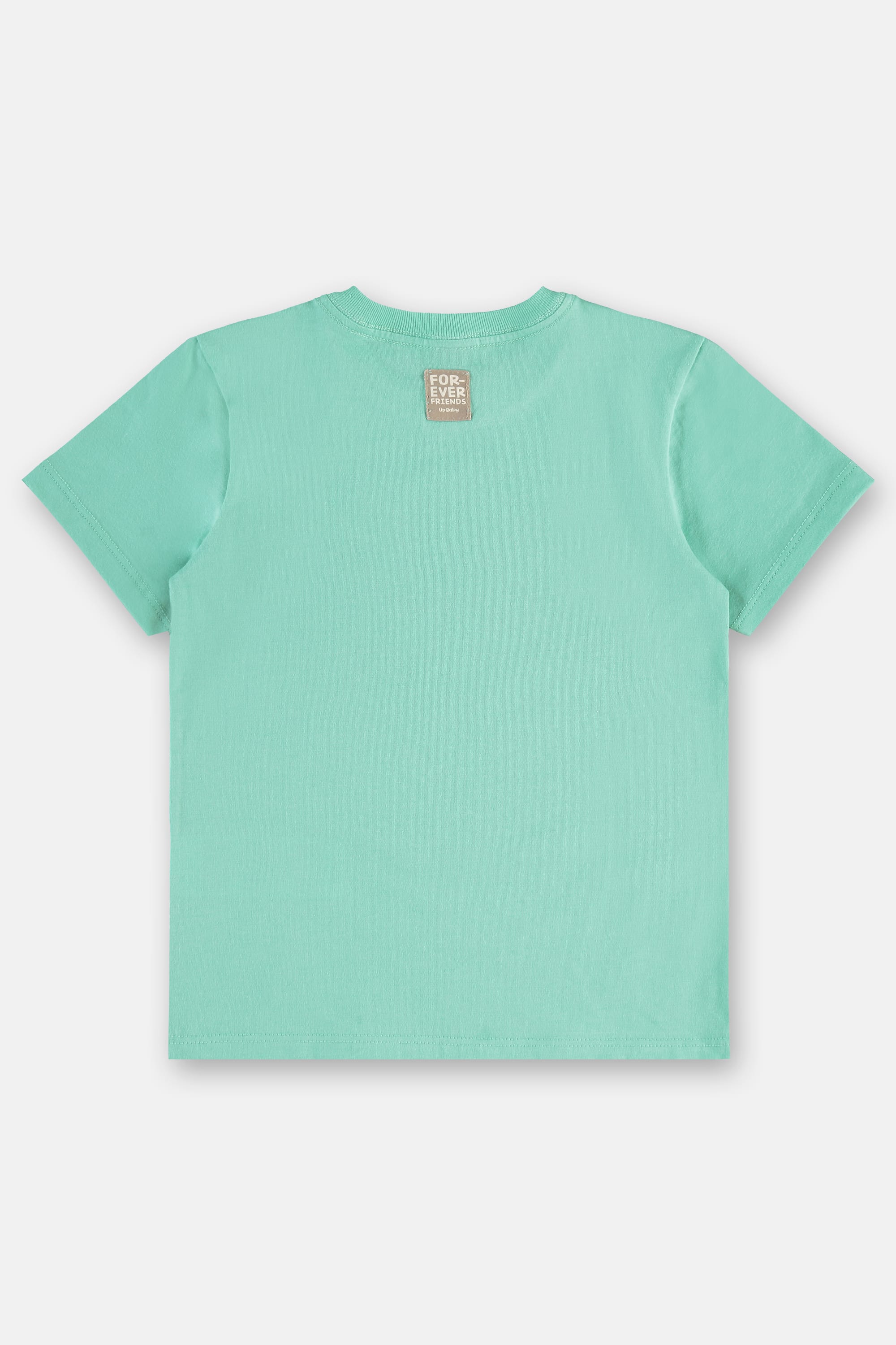 Camiseta Good Vibes Infantil Masculina em Algodão (Verde) Up Baby - Imagem 3