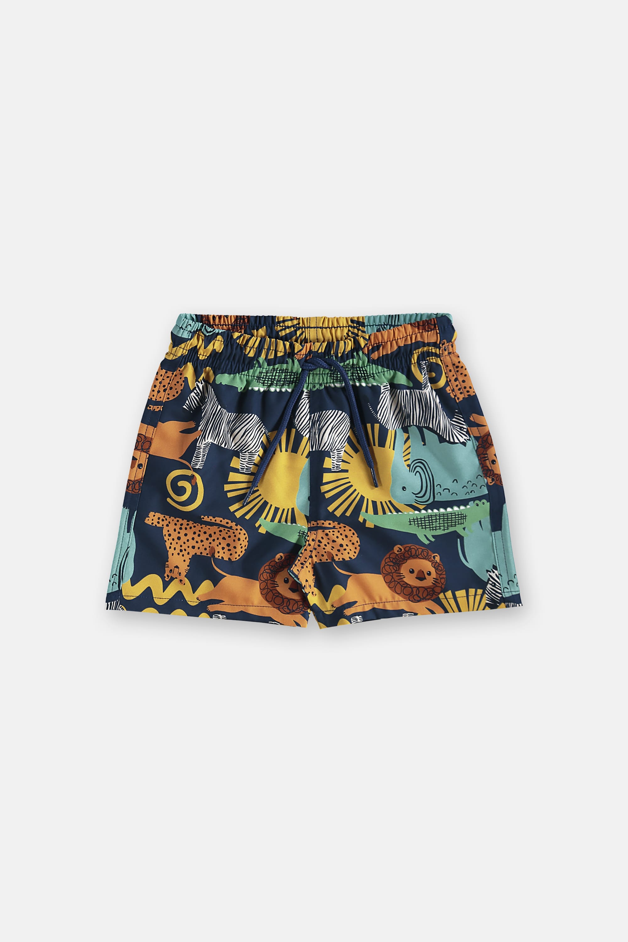 Conjunto Infantil com Camiseta e Short Safári (Azul Marinho) Up Baby - Imagem 3