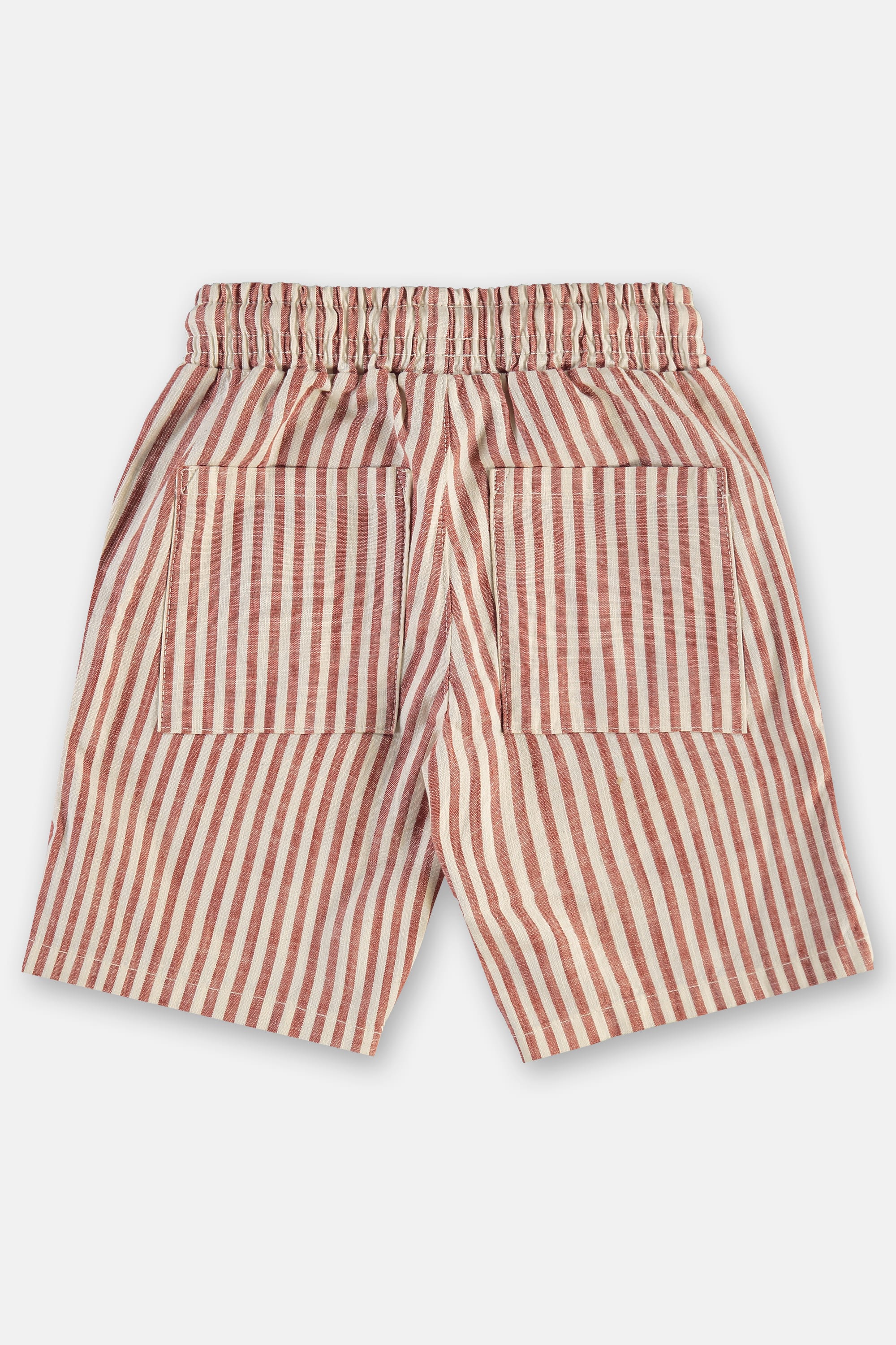 Bermuda Infantil em Tecido Listrado de Algodão (Vermelho) Up Baby - Imagem 21