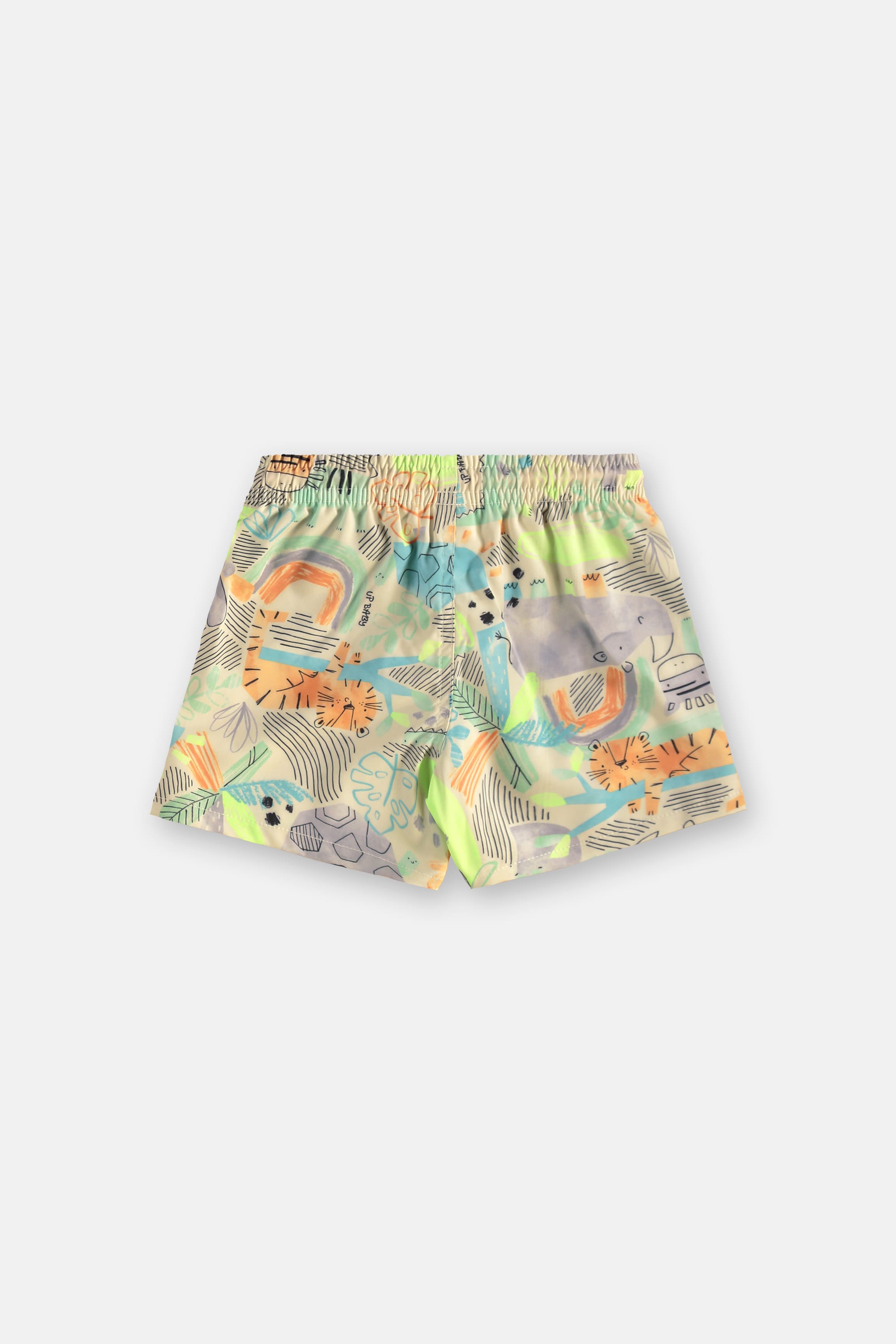 Conjunto Infantil com Regata e Short com Estampa Abstrata (Laranja) Up Baby - Imagem 29