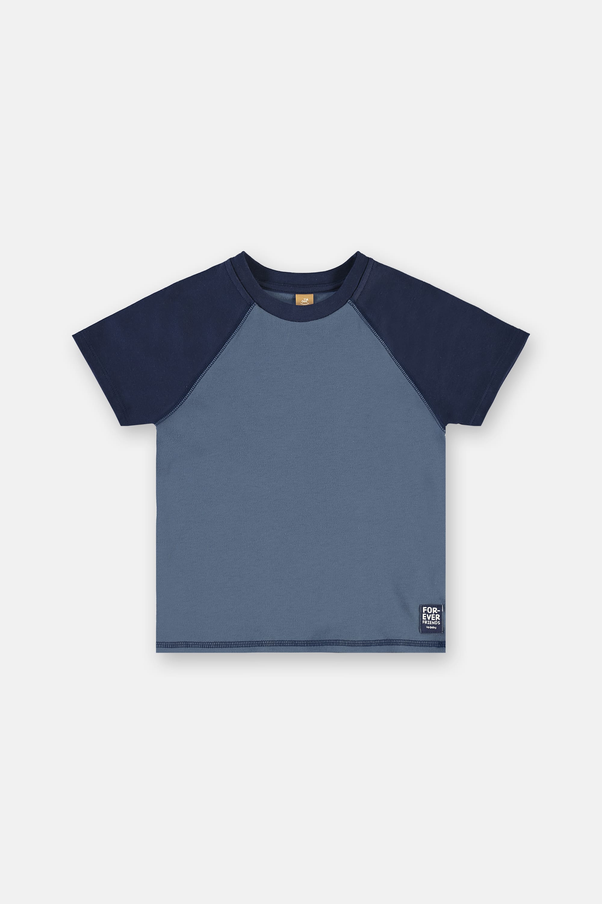 Camiseta Infantil Masculina Manga Curta Raglan (Azul) Up Baby - Imagem 20