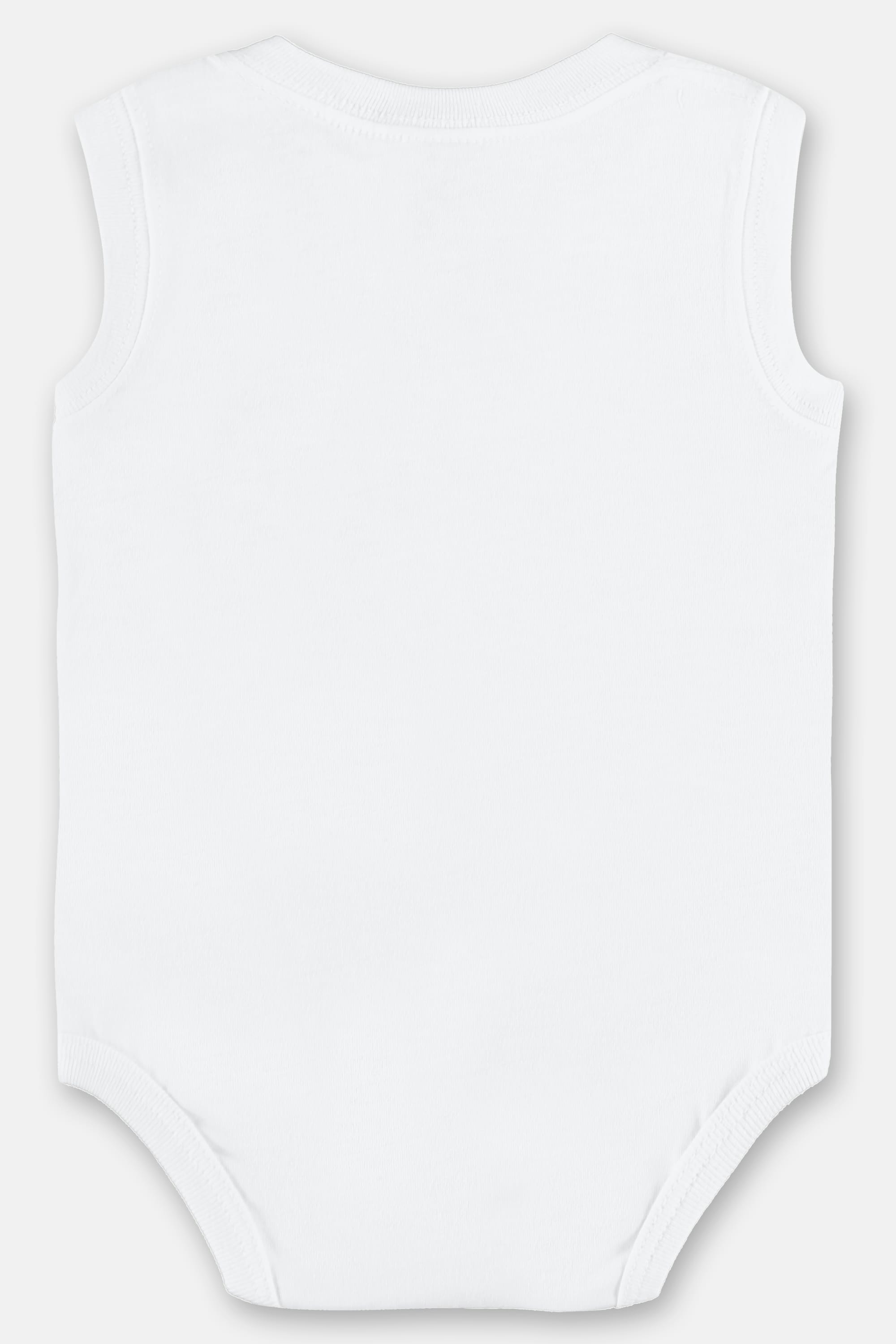 Conjunto de Verão para Bebê Menino com Body Regata e Bermuda (Branco) Up Baby - Imagem 14