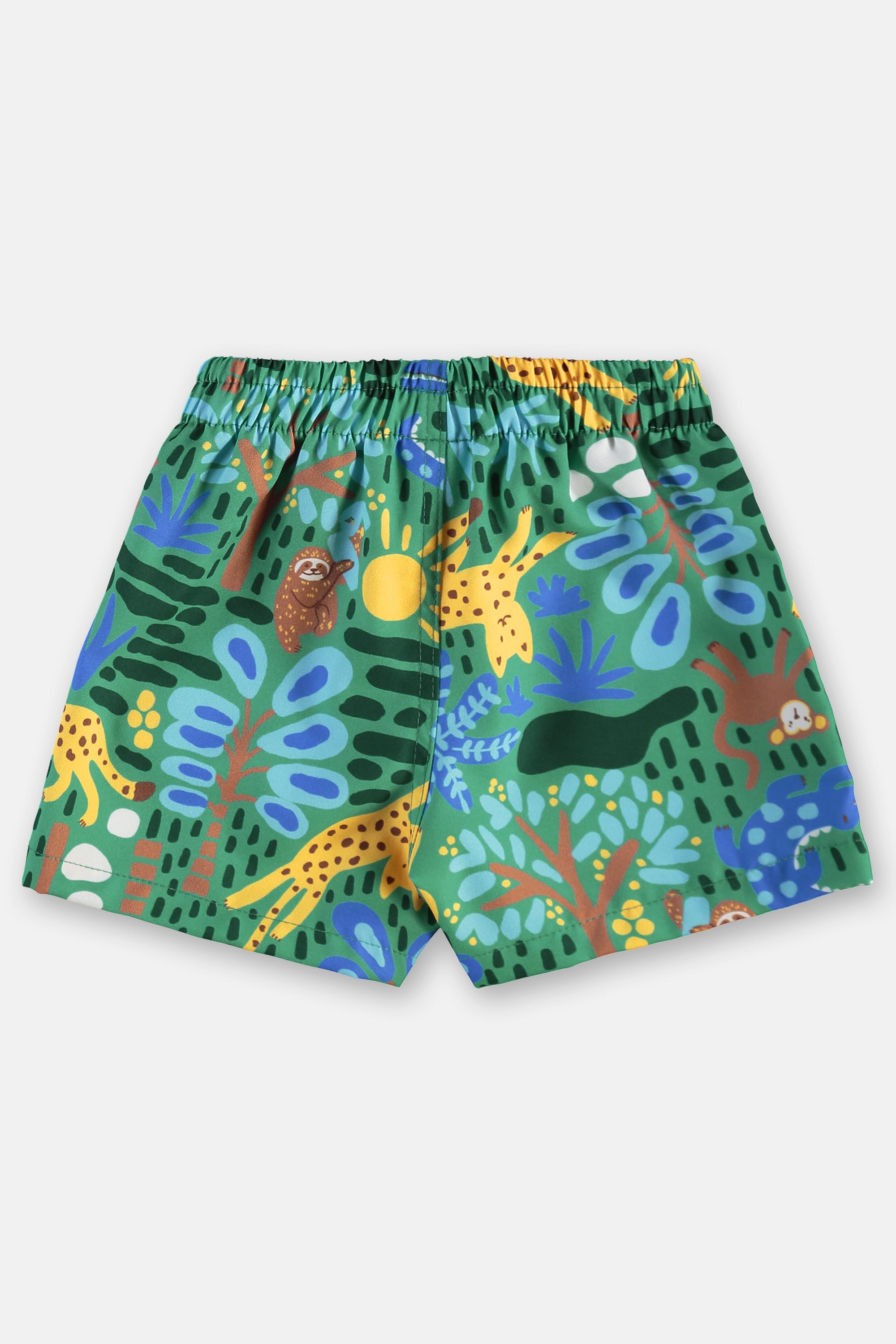 Conjunto de Verão para Bebê Menino com Body Regata e Bermuda (Branco) Up Baby - Imagem 5