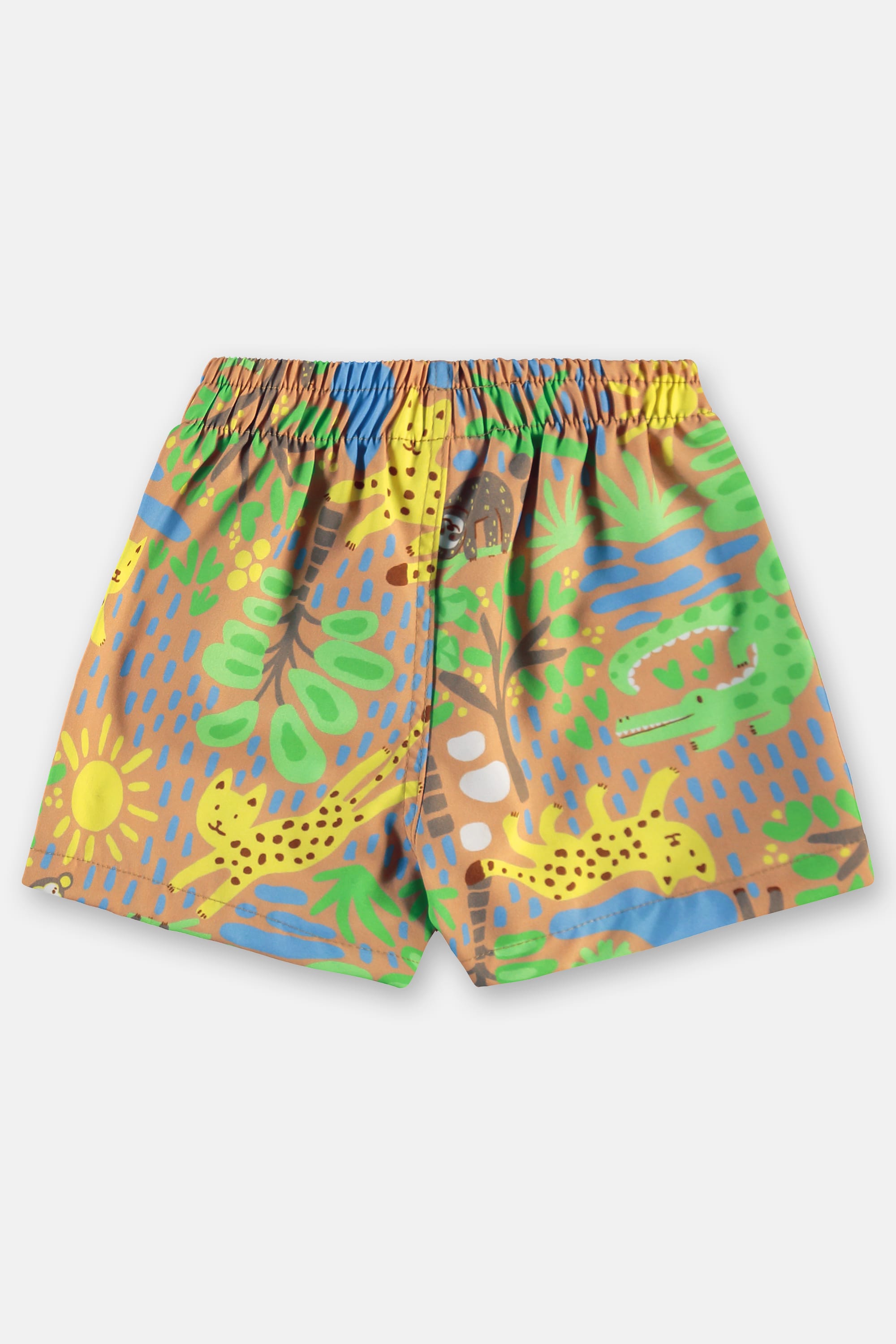 Conjunto de Verão para Bebê Menino com Body Regata e Bermuda (Amarelo) Up Baby - Imagem 6