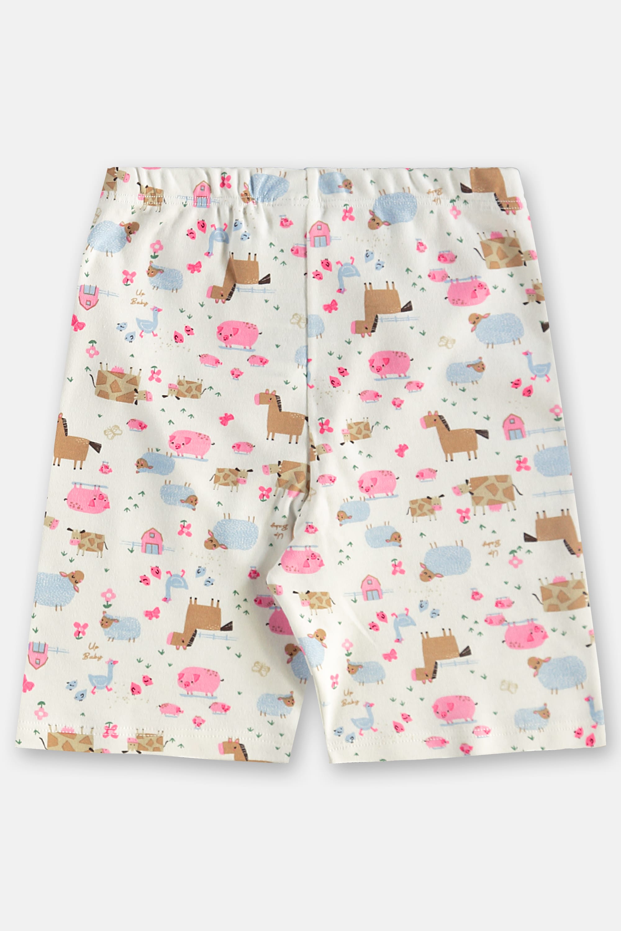 Pijama Infantil Feminino em Suedine Estampado (Off White) Up Baby - Imagem 27