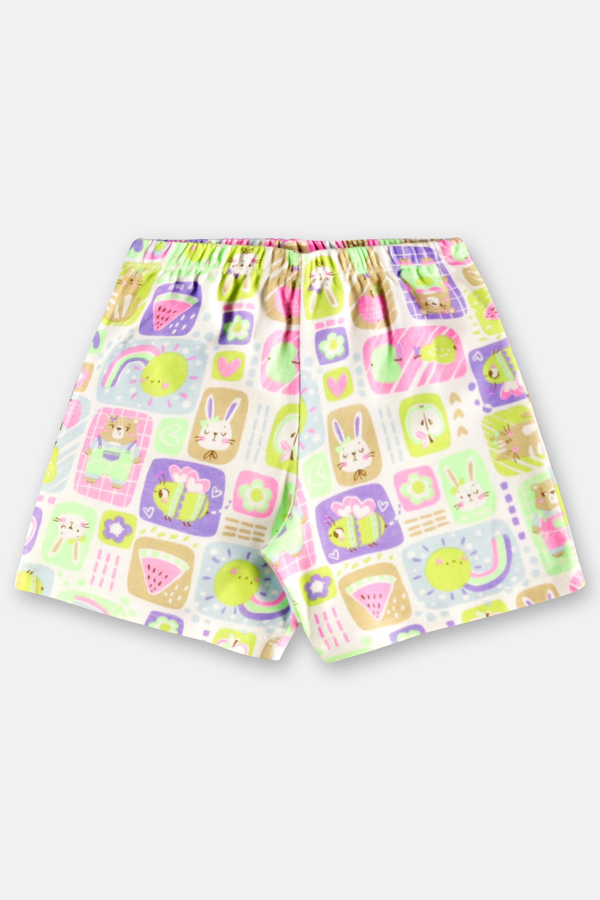Pijama Infantil Blusa e Short em Suedine Estampado (Azul) Up Baby - Imagem 24