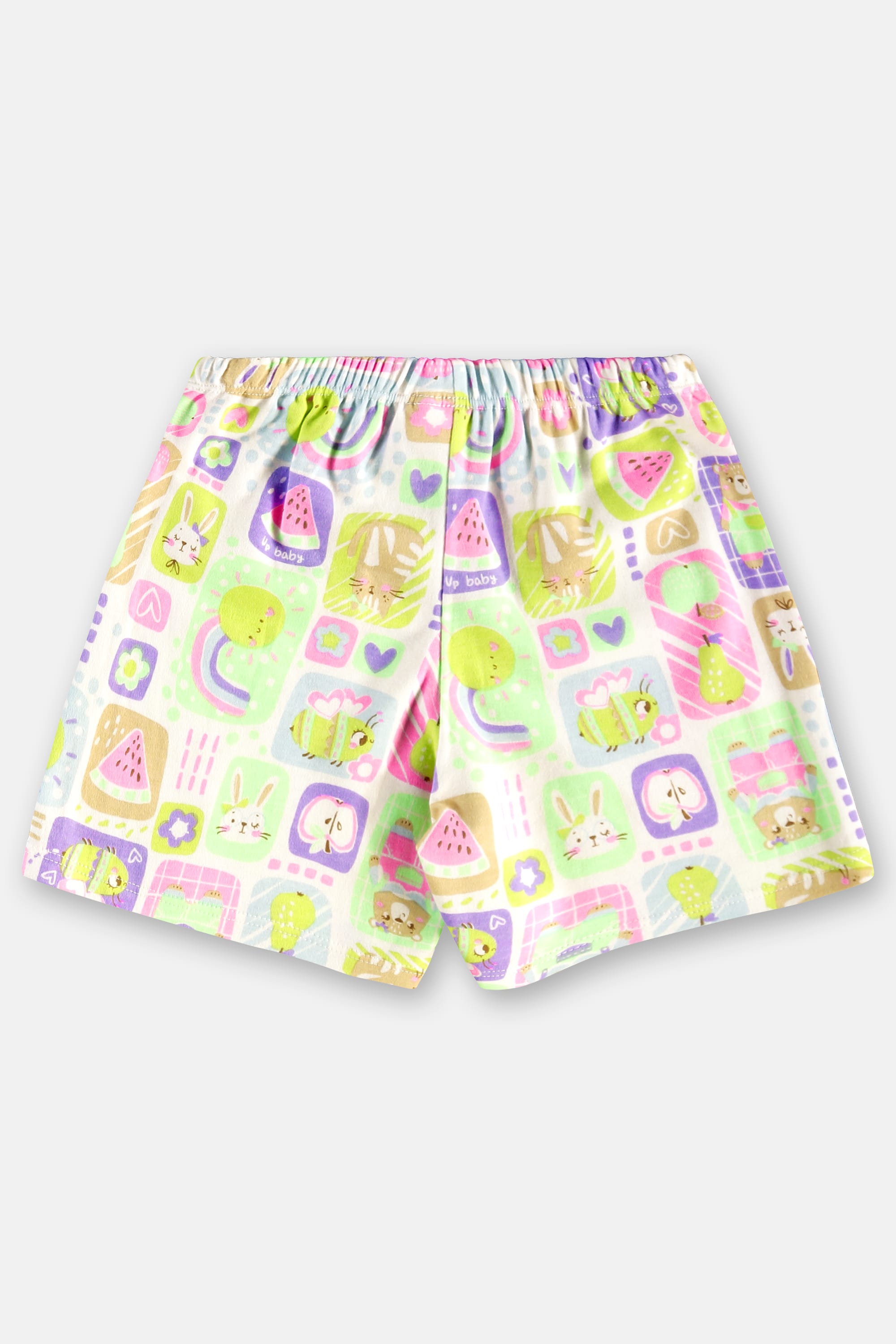Pijama Infantil Blusa e Short em Suedine Estampado (Azul) Up Baby - Imagem 27
