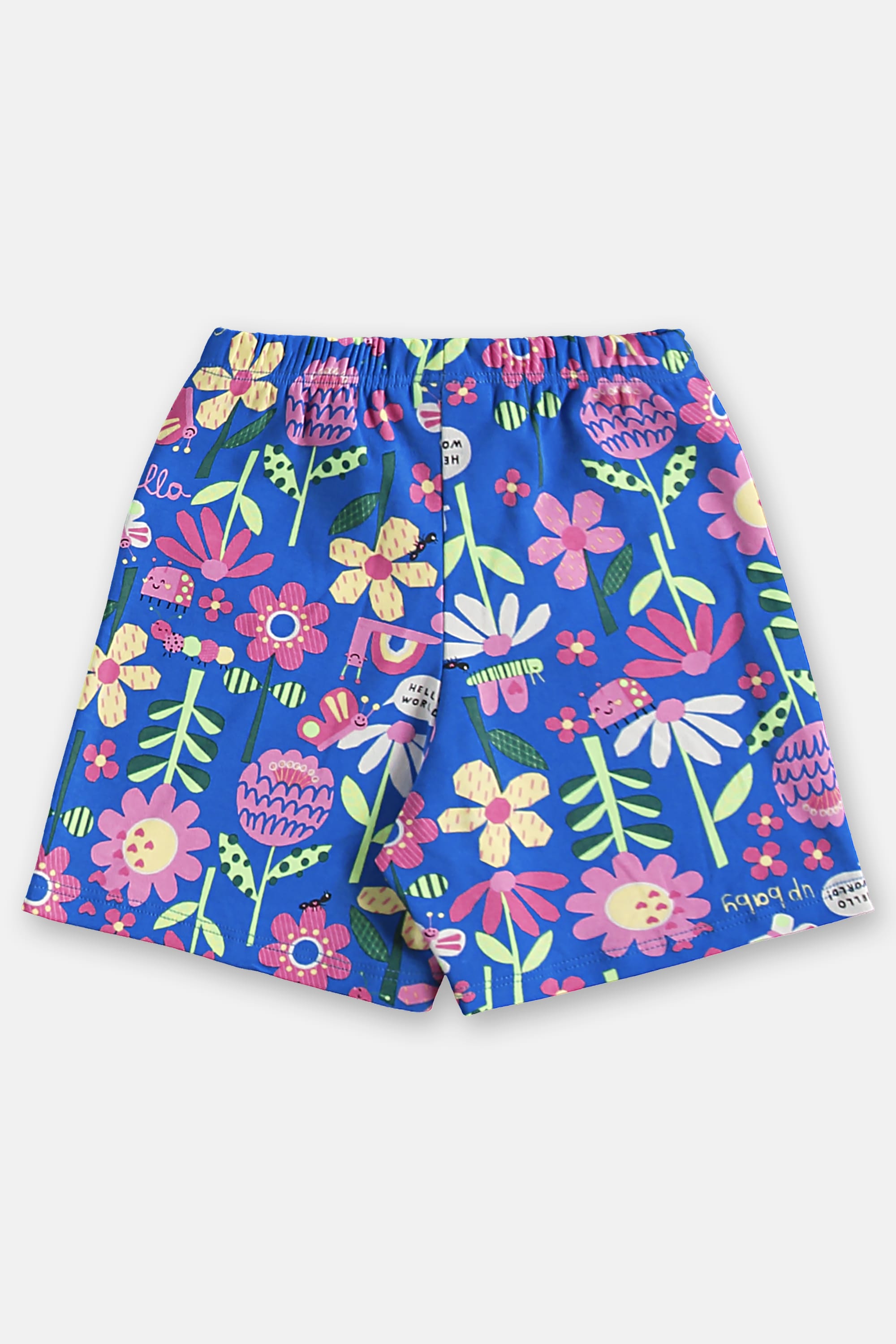 Pijama Infantil Feminino Estampado Blusa com Asas e Short (Off White) Up Baby - Imagem 56