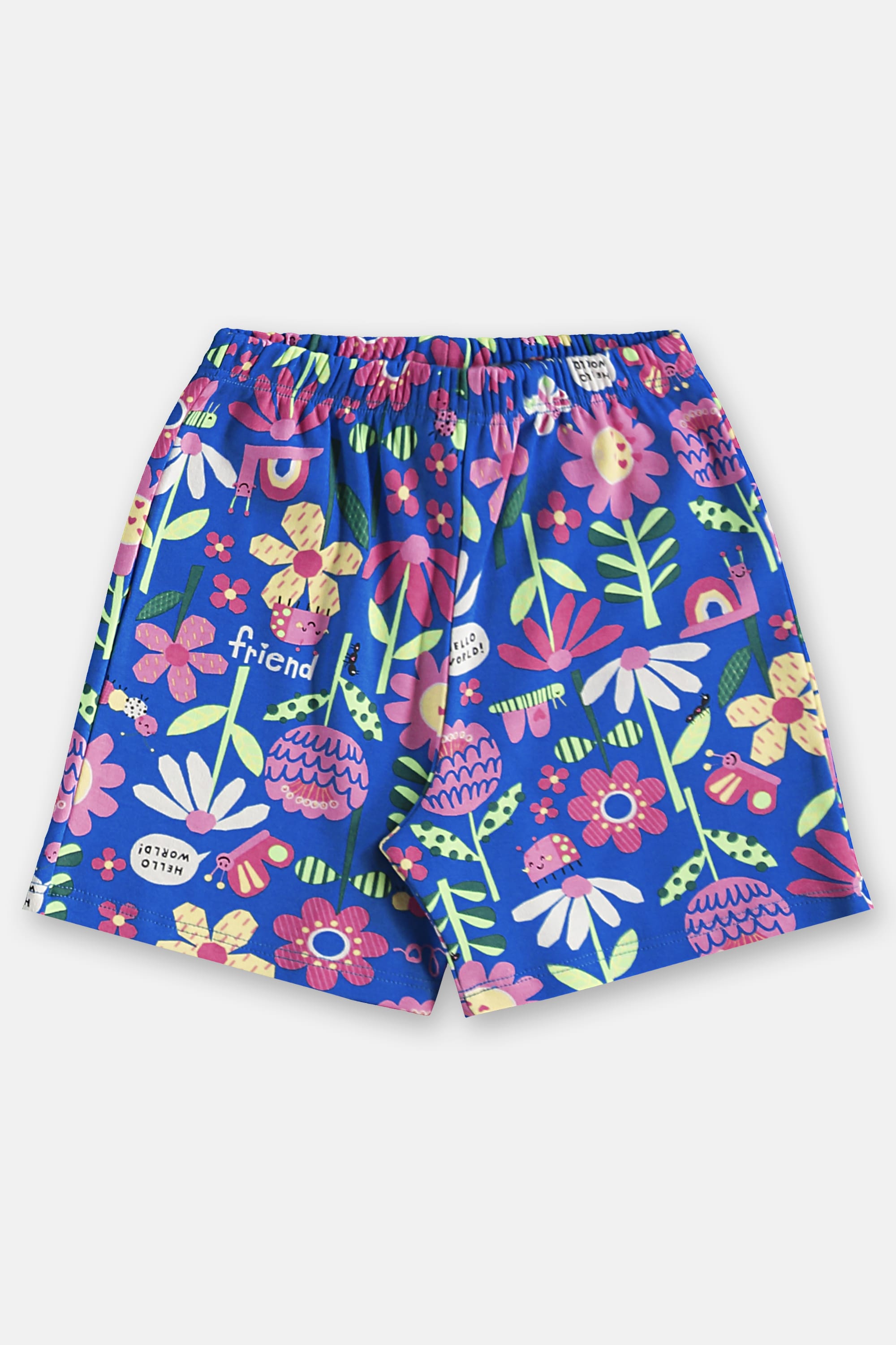 Pijama Infantil Feminino Estampado Blusa com Asas e Short (Off White) Up Baby - Imagem 57