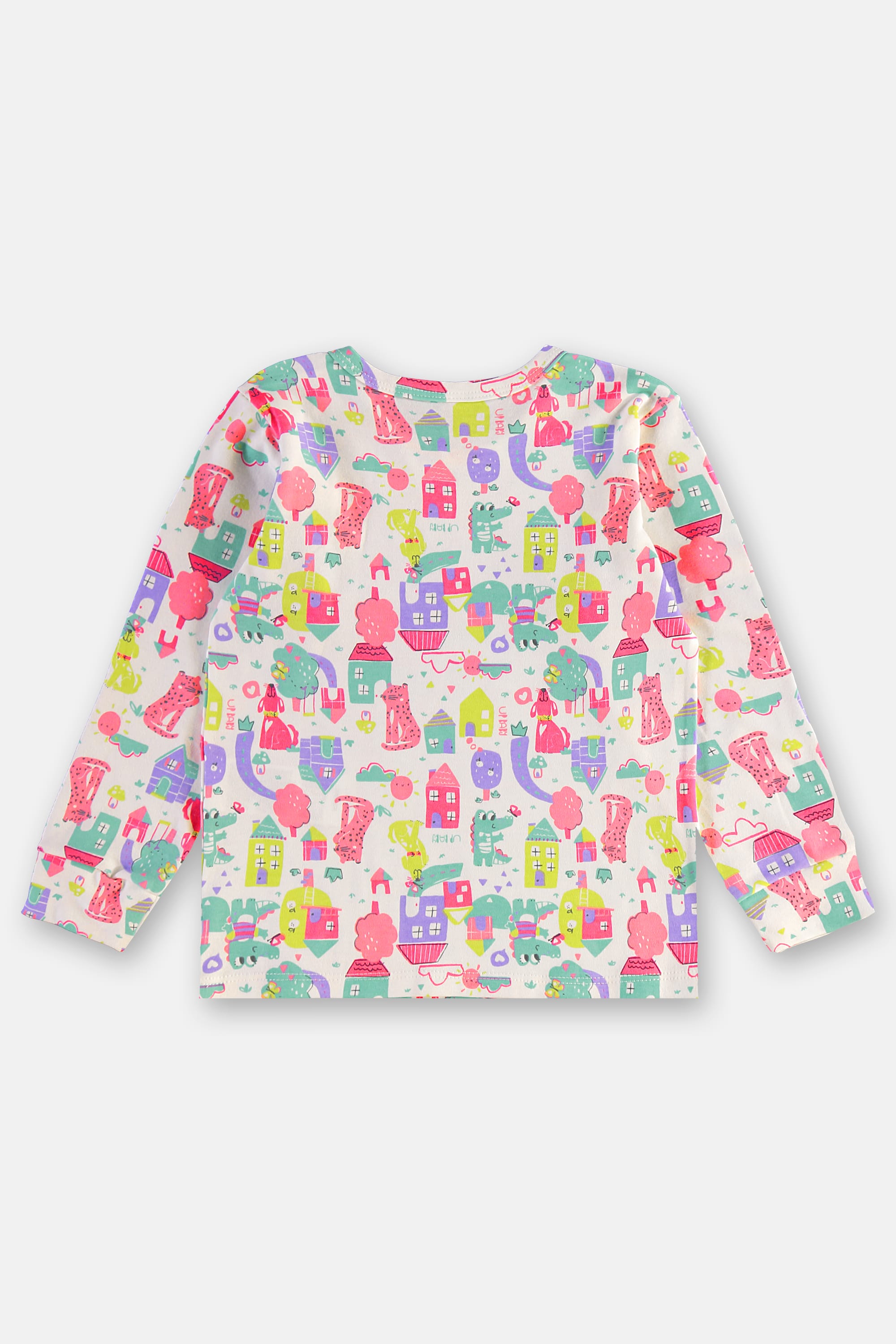 Pijama Longo Infantil Unissex em Suedine Estampado (Branco) Up Baby - Imagem 26