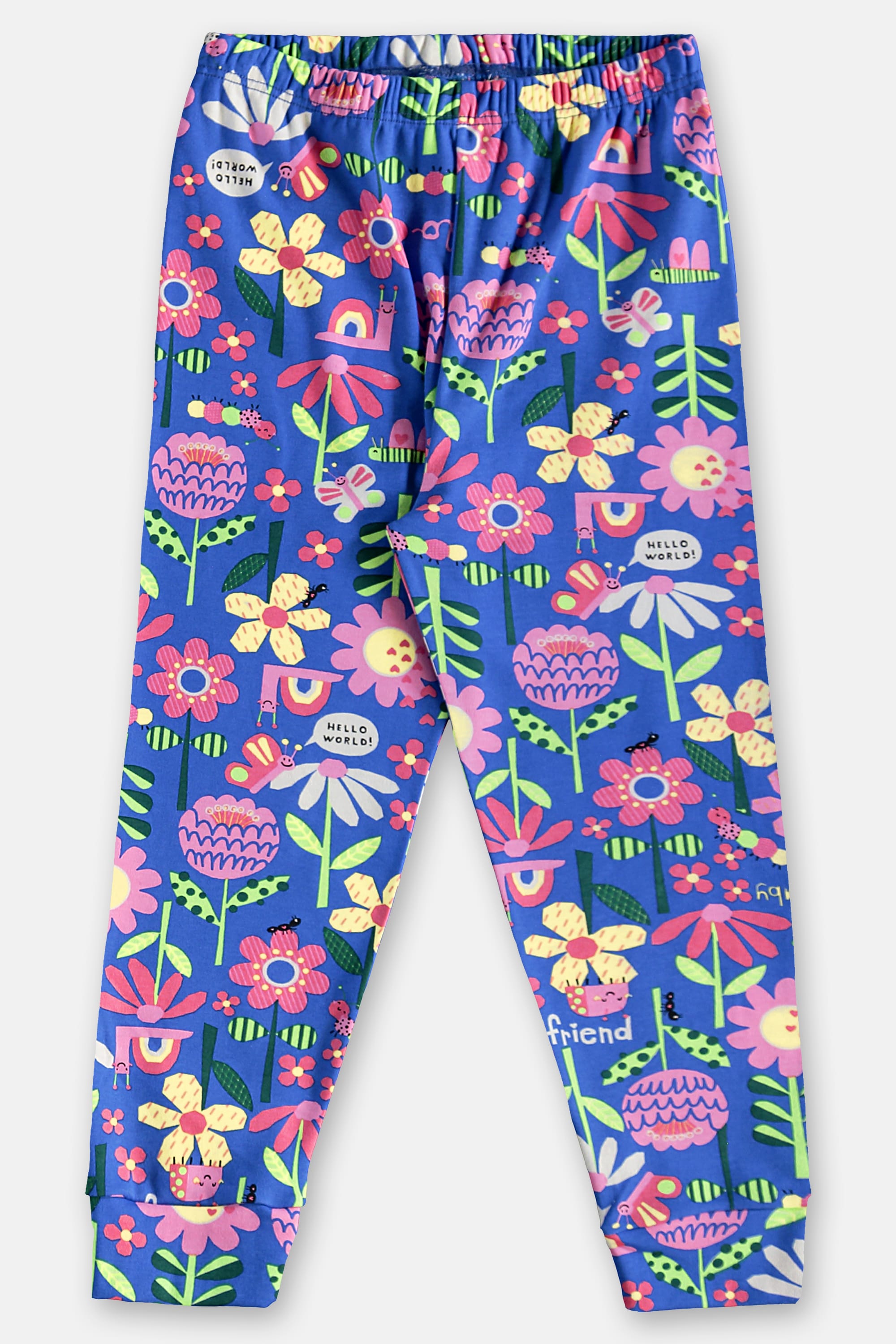 Pijama Longo Infantil Unissex em Suedine Estampado (Azul) Up Baby - Imagem 17