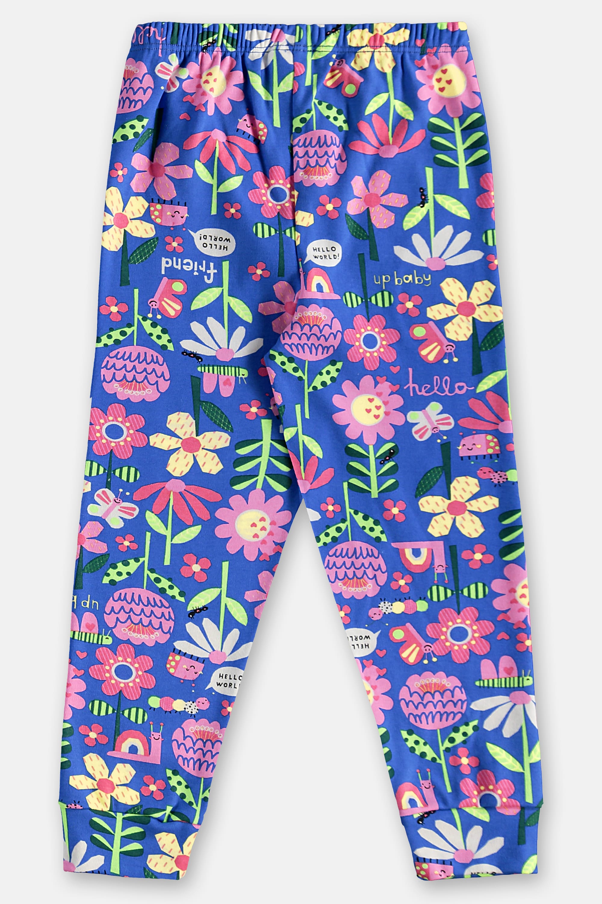 Pijama Longo Infantil Unissex em Suedine Estampado (Azul) Up Baby - Imagem 27