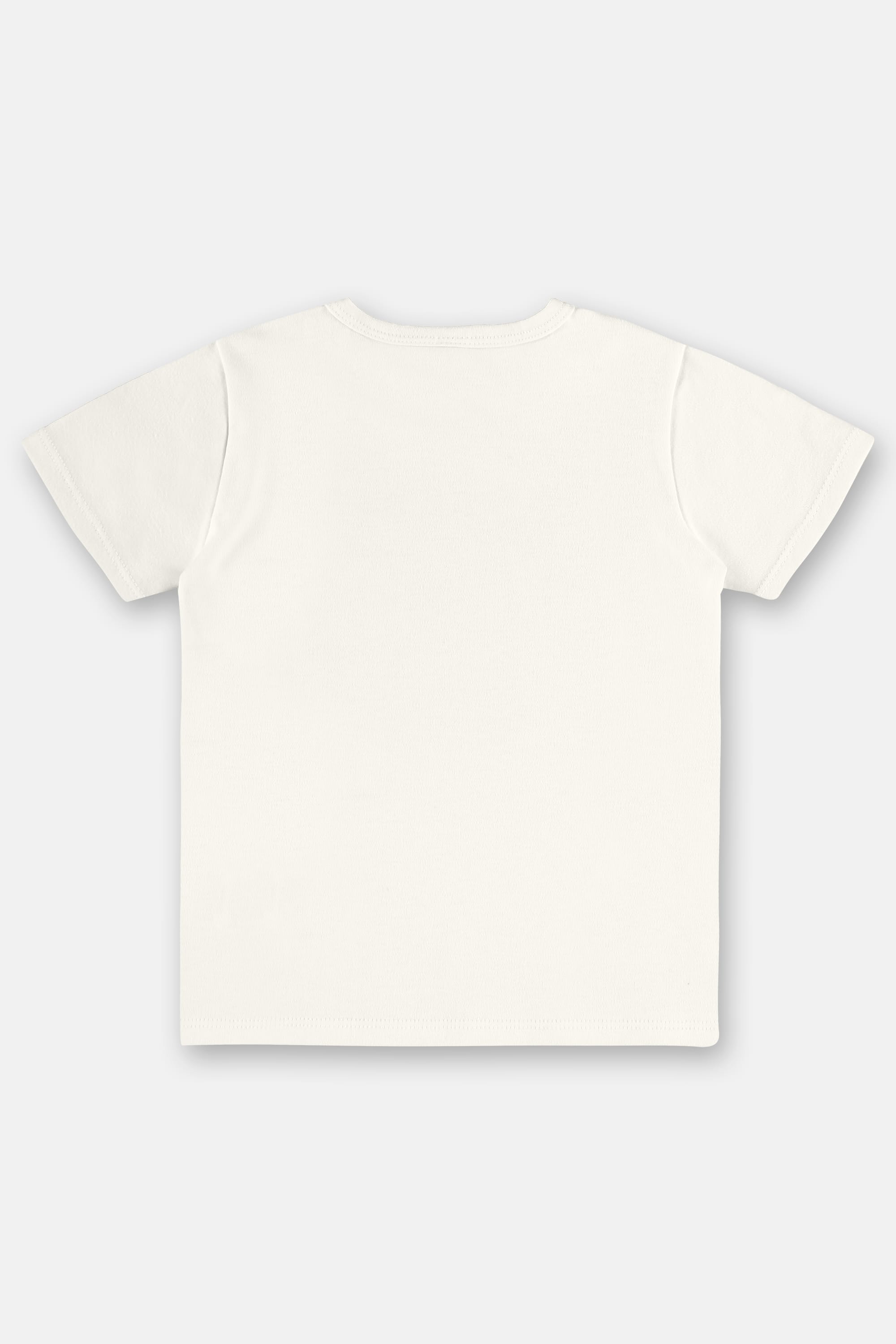Pijama Infantil de Verão com Camiseta e Bermuda Estampados (Off White) Up Baby - Imagem 19