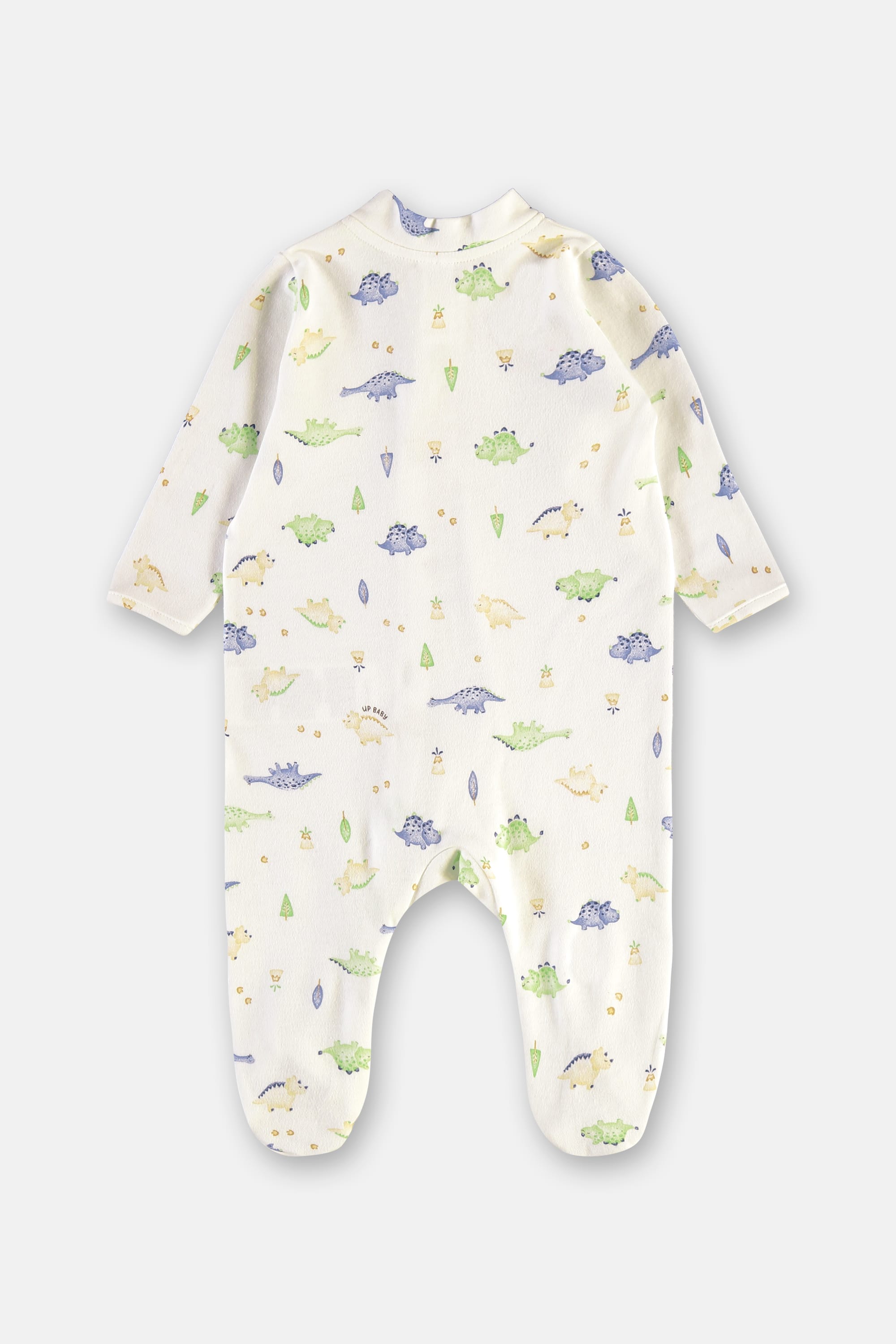 Macacão Unissex para Bebê em Suedine Comfy (Off White) Up Baby - Imagem 3