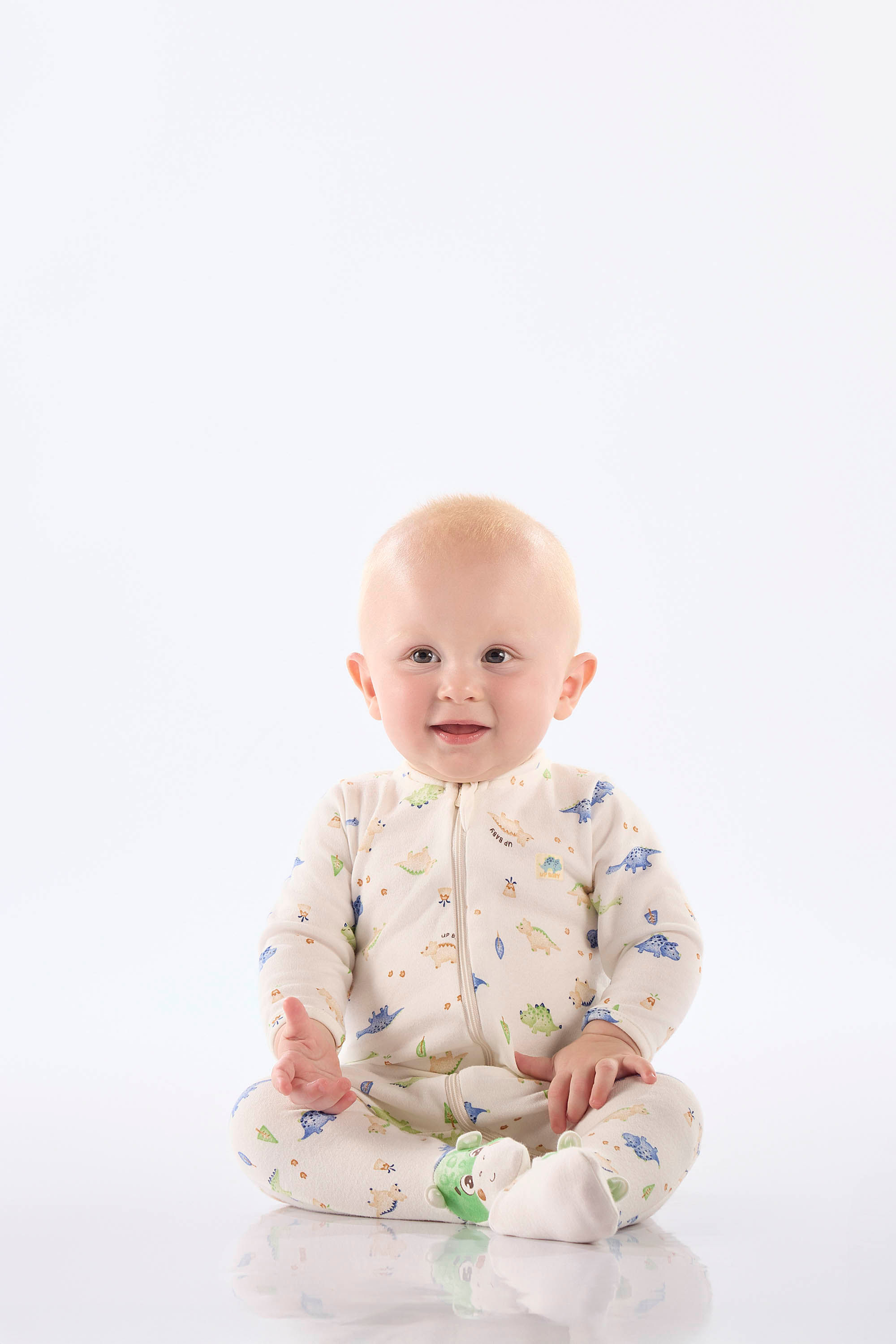 Macacão Unissex para Bebê em Suedine Comfy (Off White) Up Baby - Imagem 4