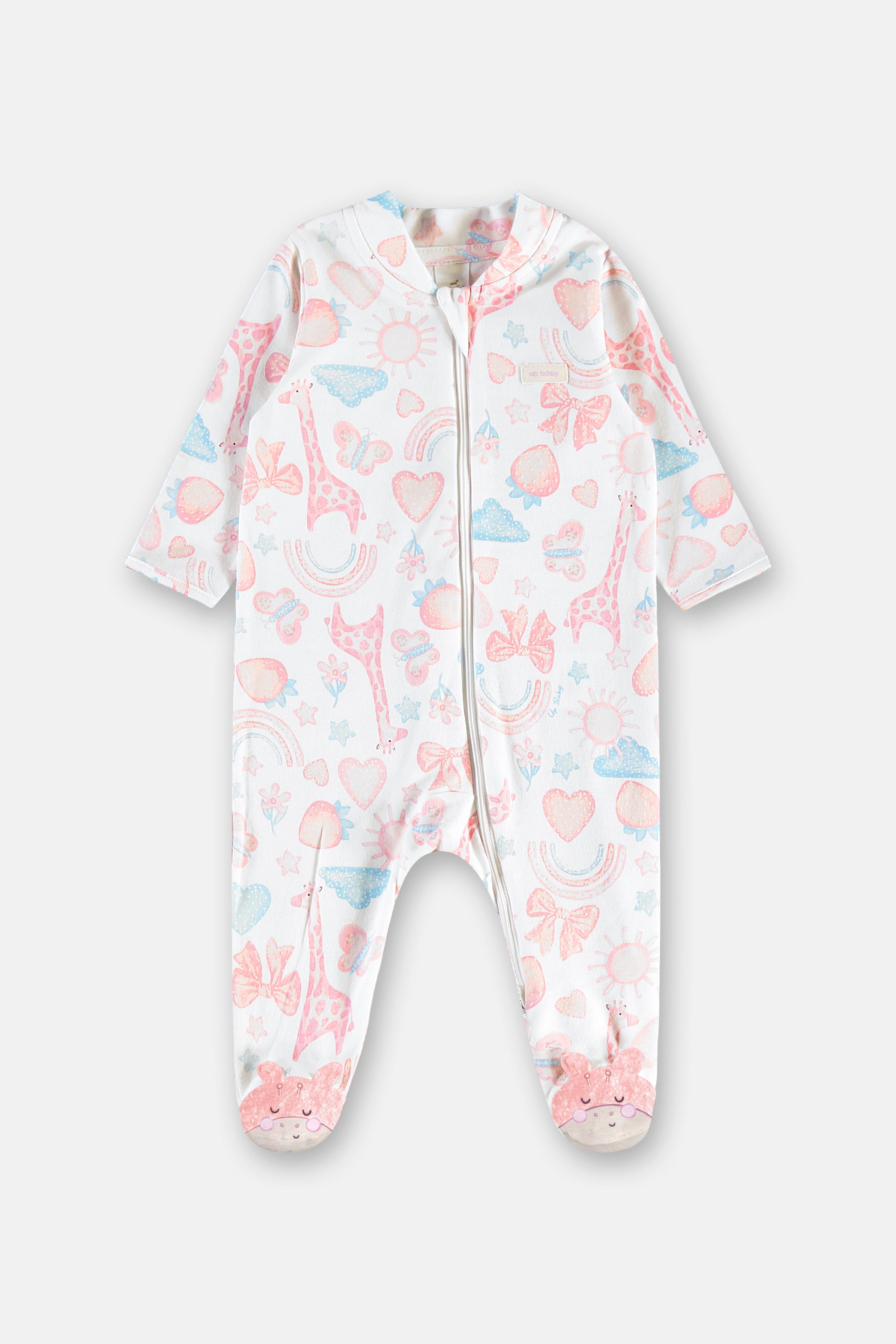 Macacão Unissex para Bebê em Suedine Comfy (Branco) Up Baby - Imagem 17