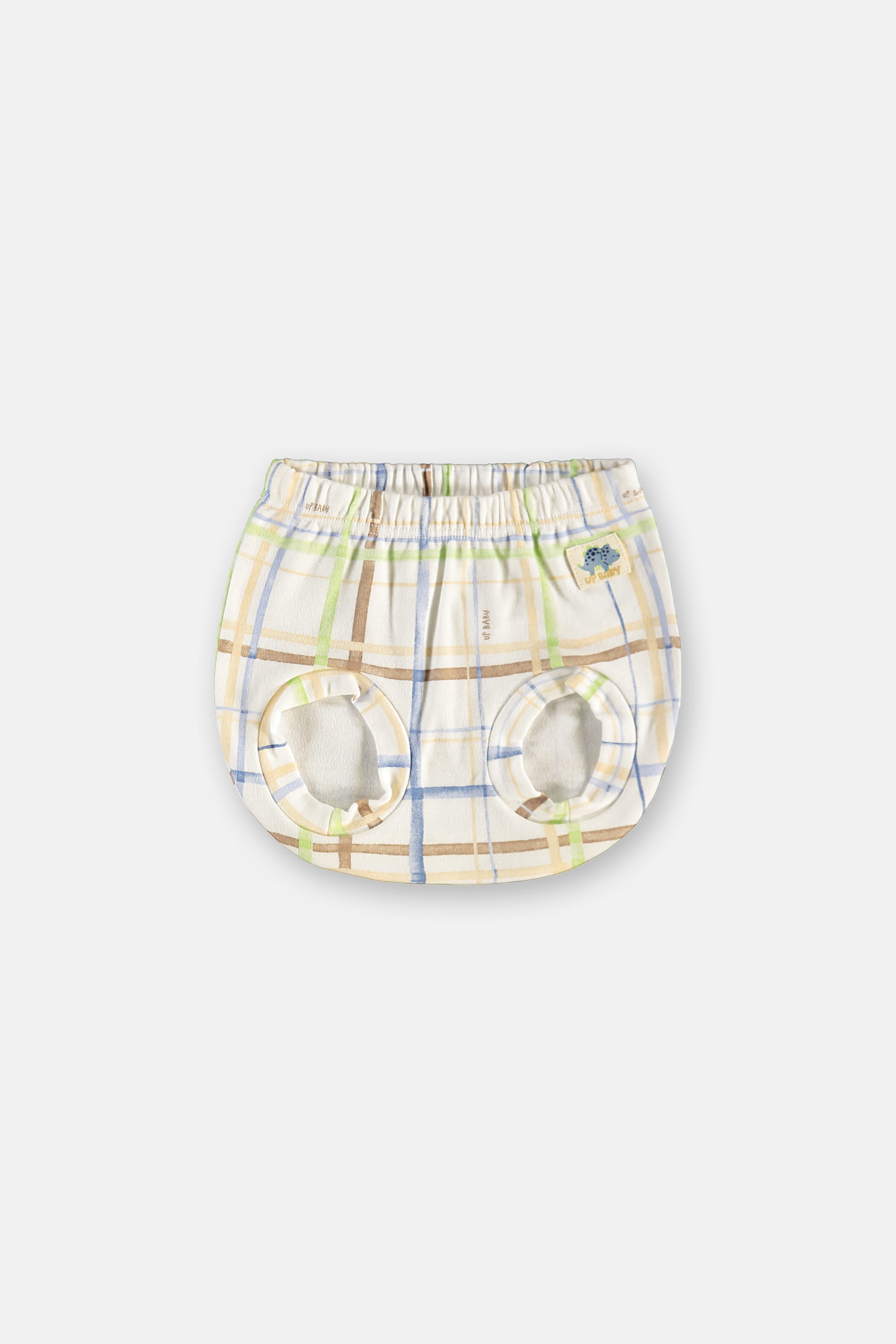 Conjunto Body Regata e Short em Suedine Comfy para Bebê Menino (Off White) Up Baby - Imagem 3