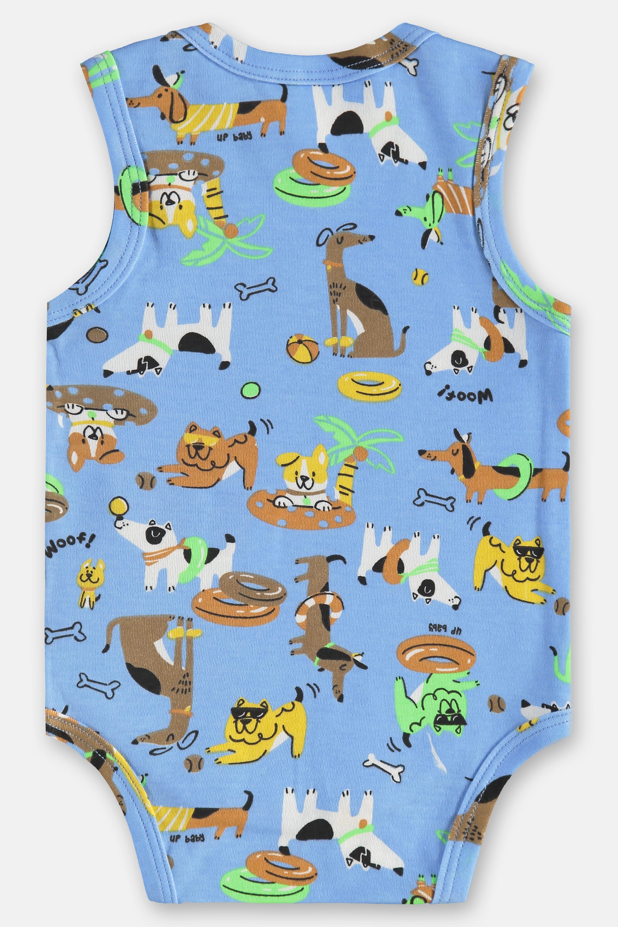 Body Regata em Suedine Essentials para Bebê Menino (Azul Claro) Up Baby - Imagem 8