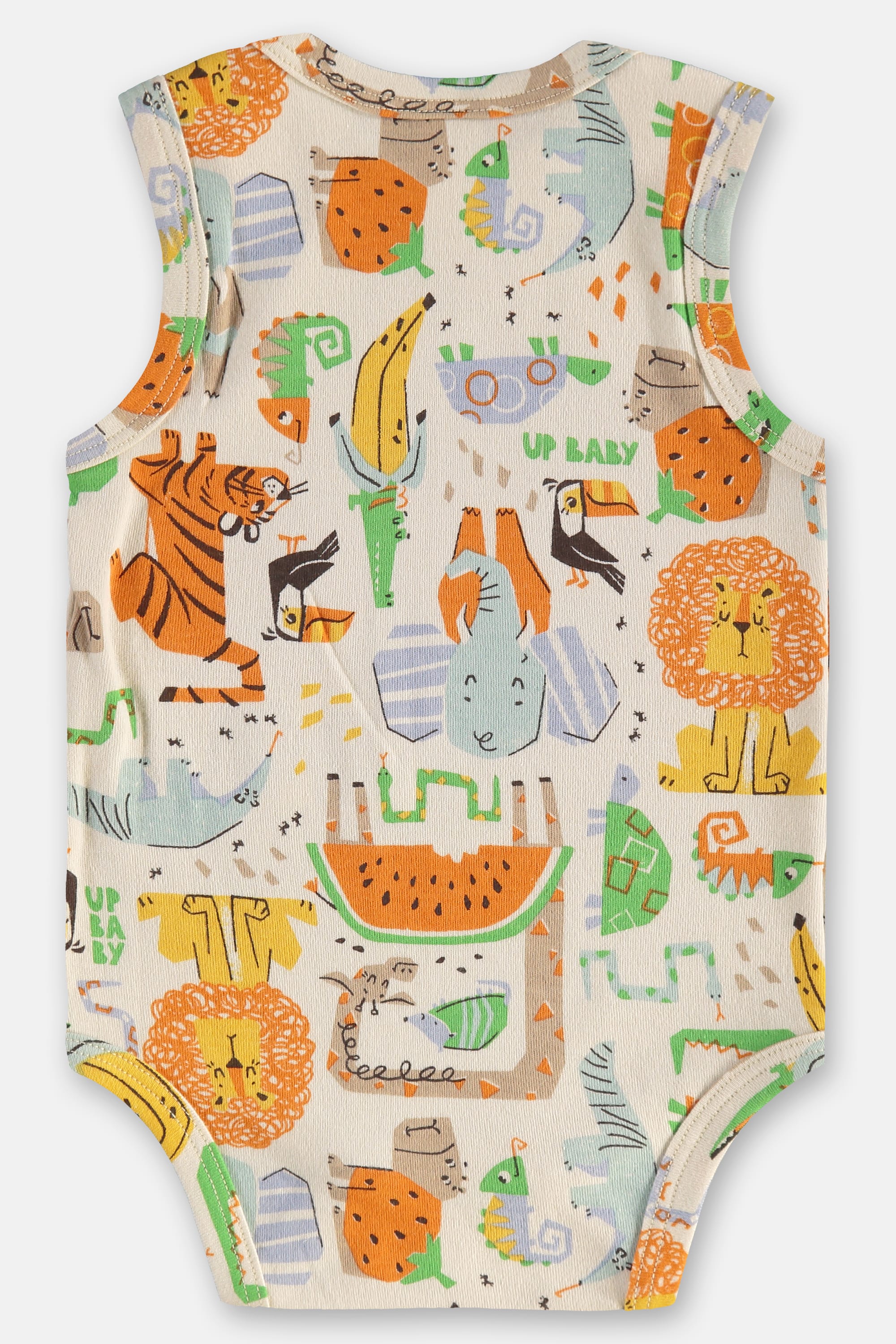 Body Regata em Suedine Essentials para Bebê Menino (Bege) Up Baby - Imagem 15