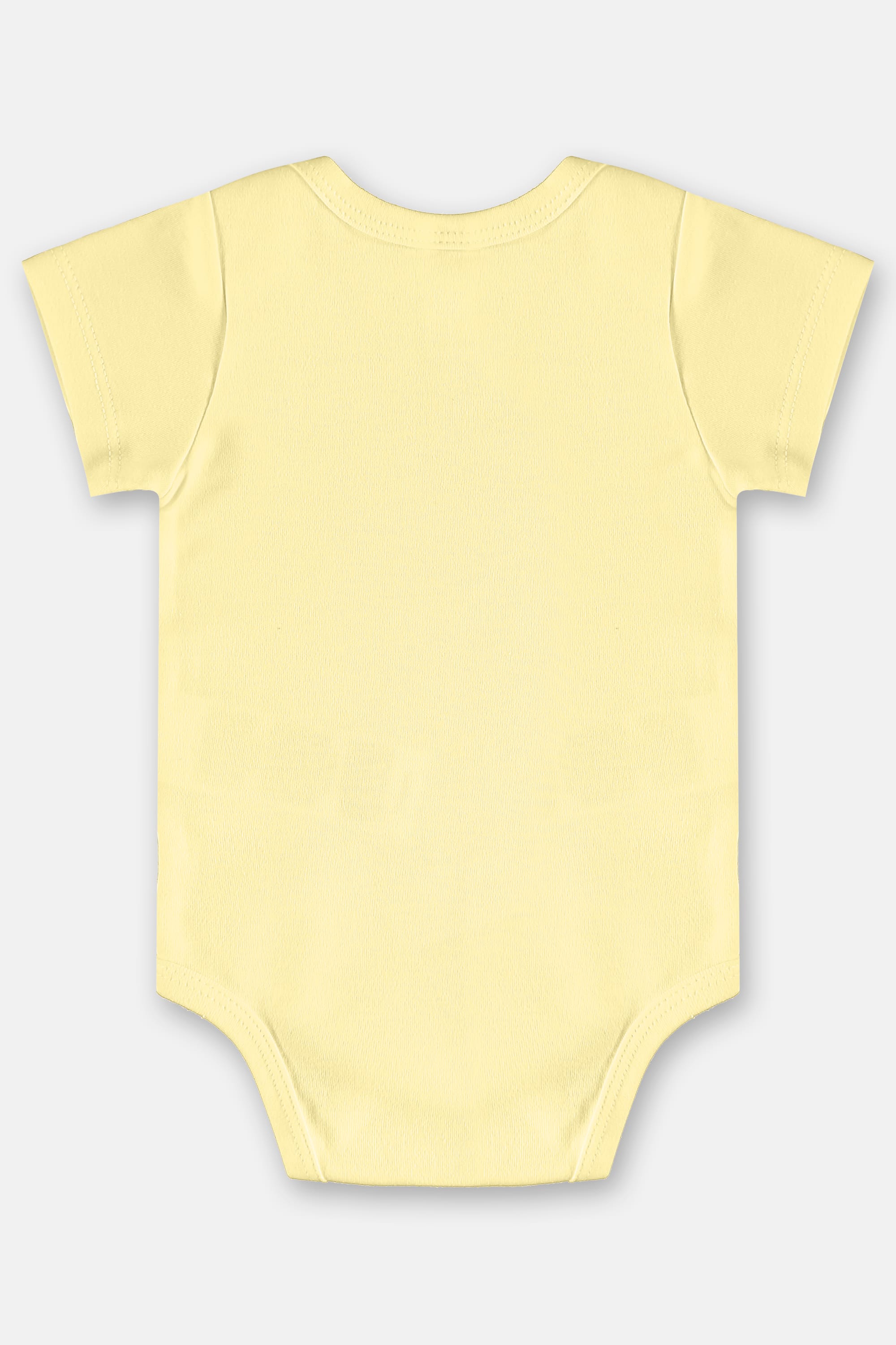 Body Estampado para Bebê Menino em Suedine Essentials (Amarelo) Up Baby - Imagem 3