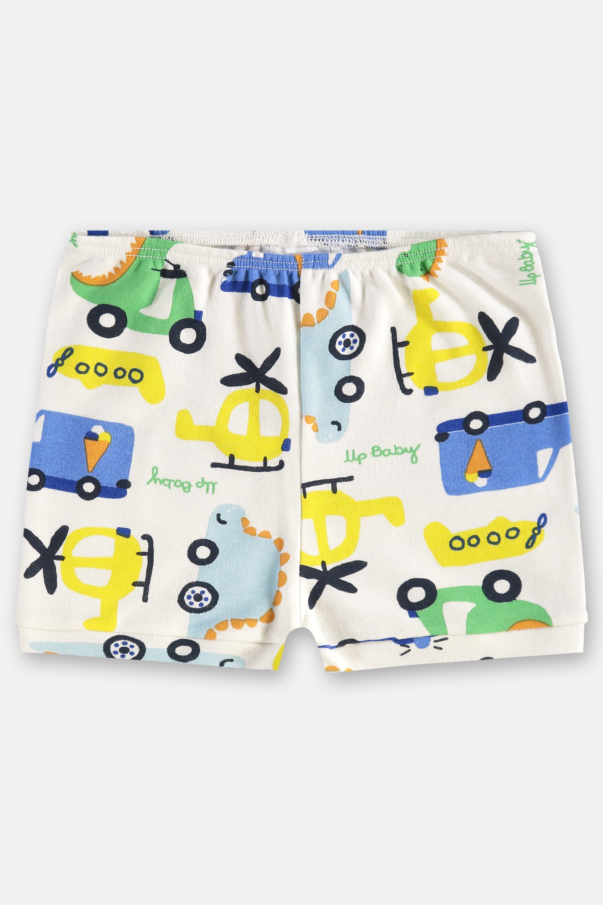 Short para Bebê Menino em Suedine Essentials (Off White) Up Baby - Imagem 9