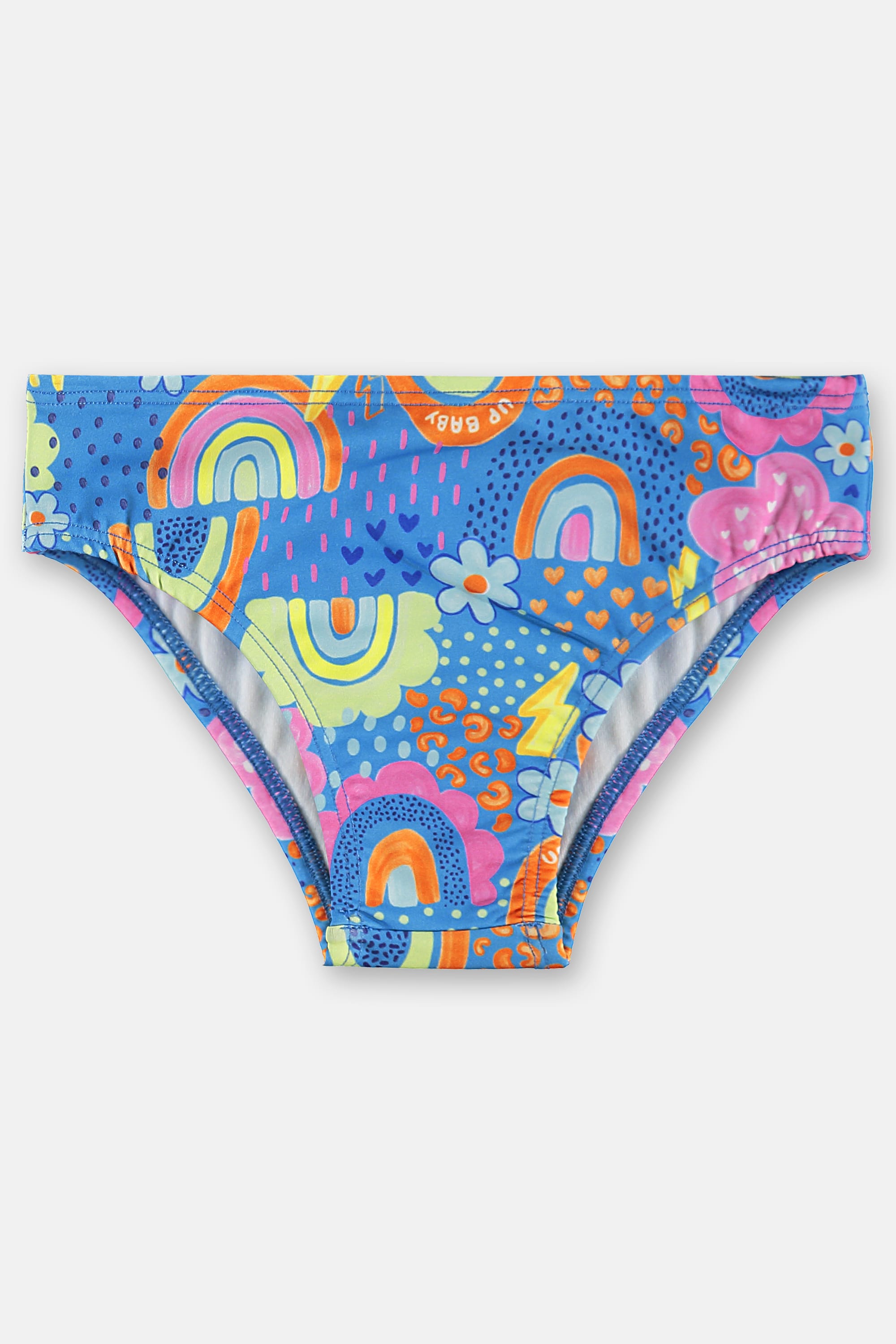 Biquíni Infantil Top e Calcinha FPS+50 Forrados (Azul) Up Baby - Imagem 3